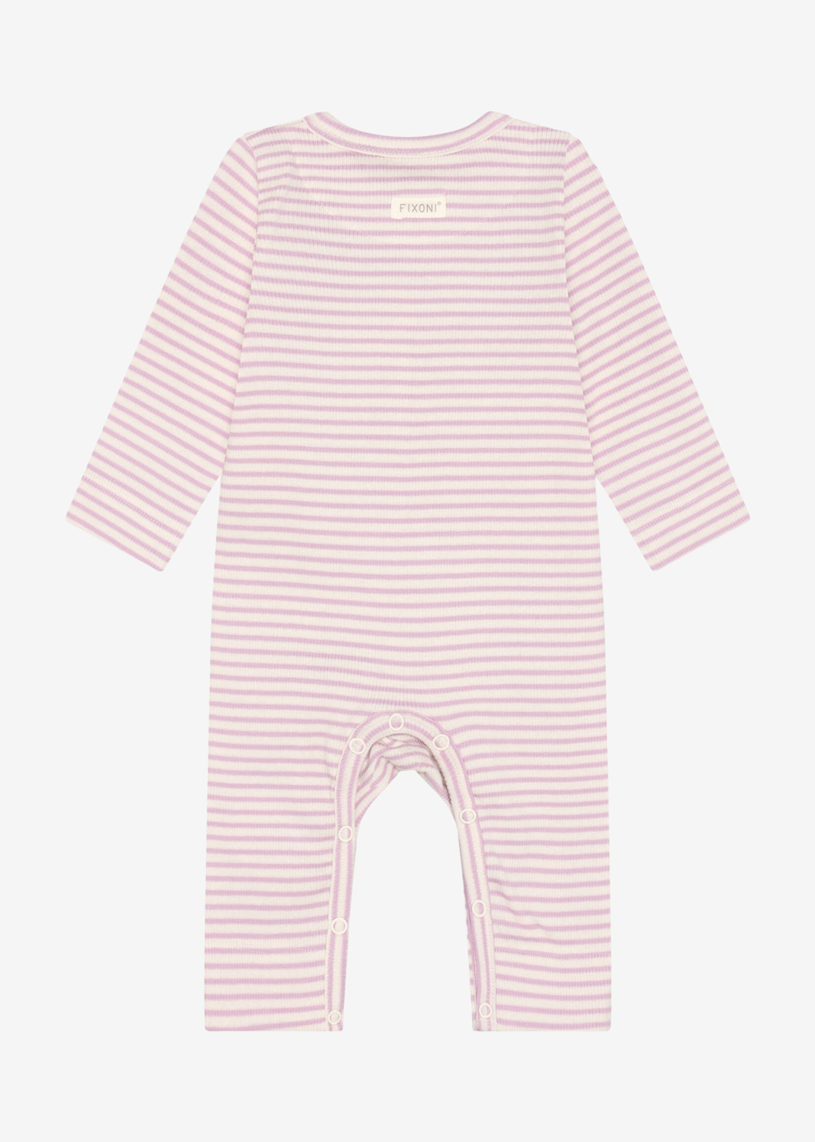 Fixoni Fixoni | Romper LS Rib - Bleached Mauve