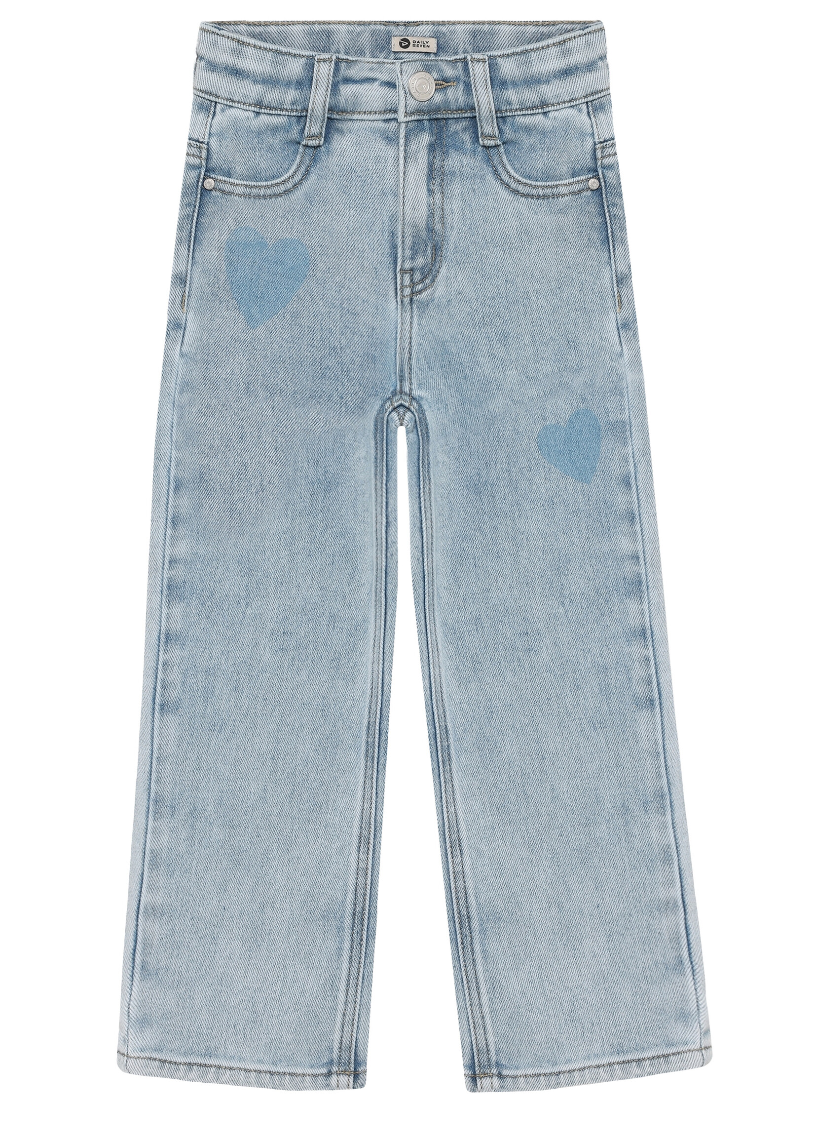 Daily7 Daily7 | Denim Wide Fit Heart – Blue