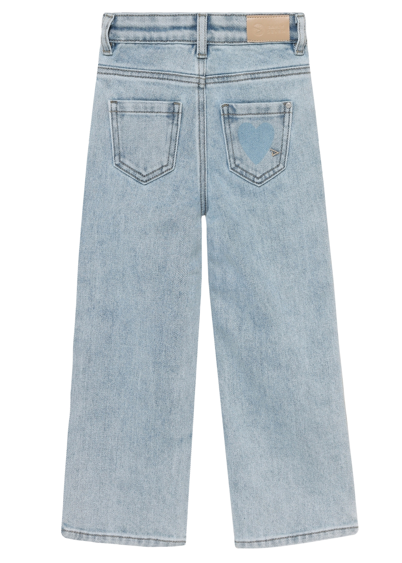 Daily7 Daily7 | Denim Wide Fit Heart – Blue