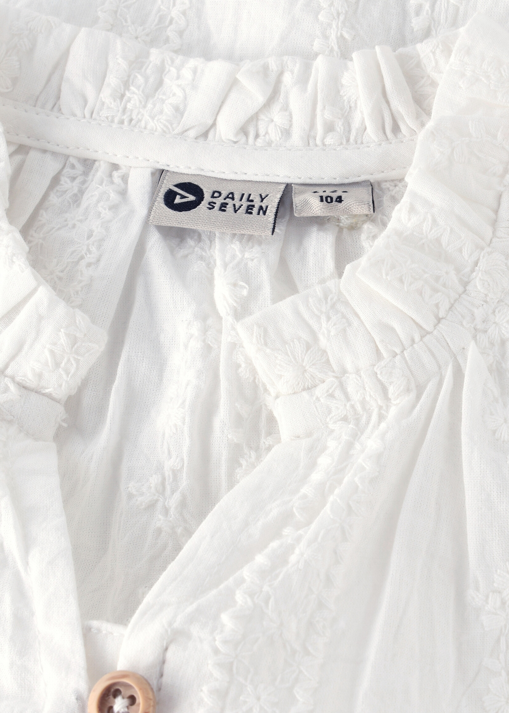 Daily7 Daily7 | Shirt Longsleeve Fancy – White