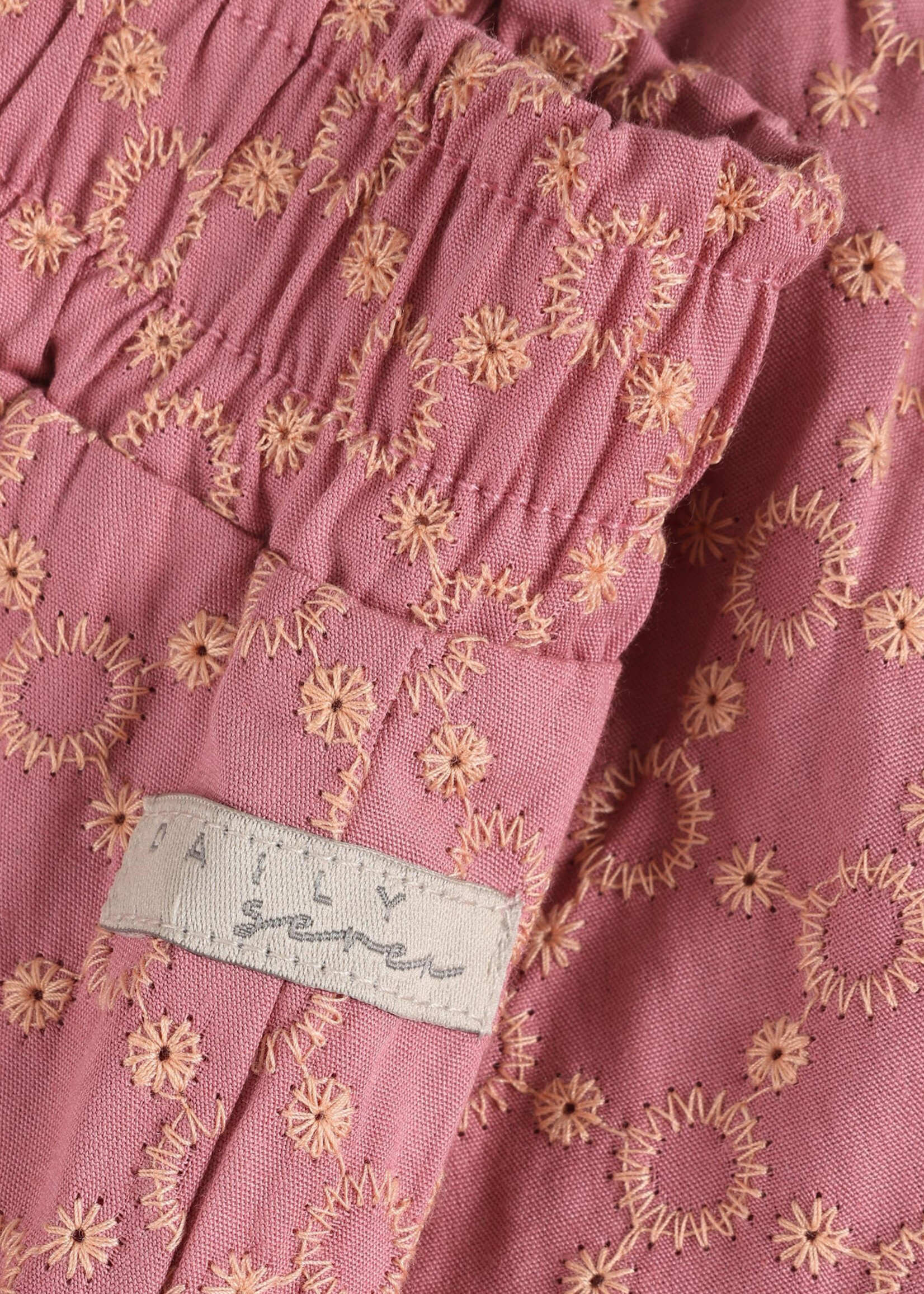 Daily7 Daily7 | Ruffle Short Broderie – Rose