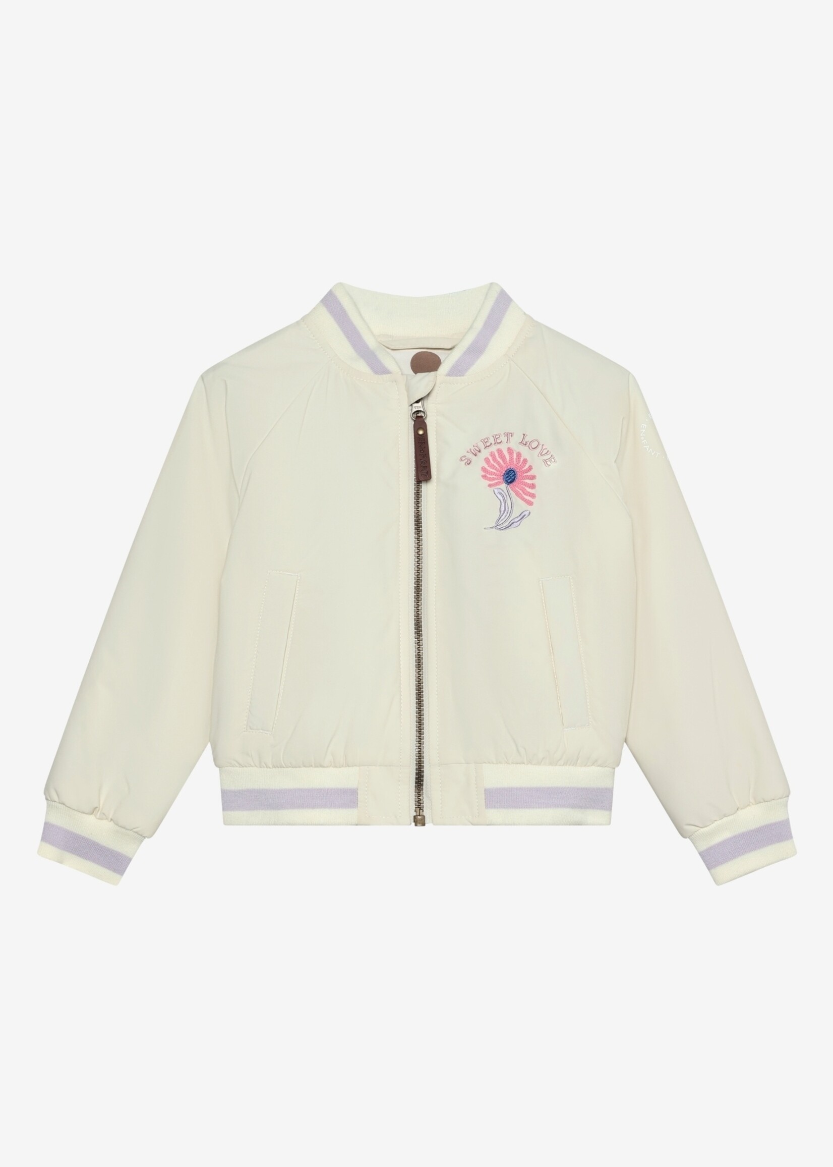 ENFANT En Fant | Bomber Jacket W. Embroidery - Purple Heather