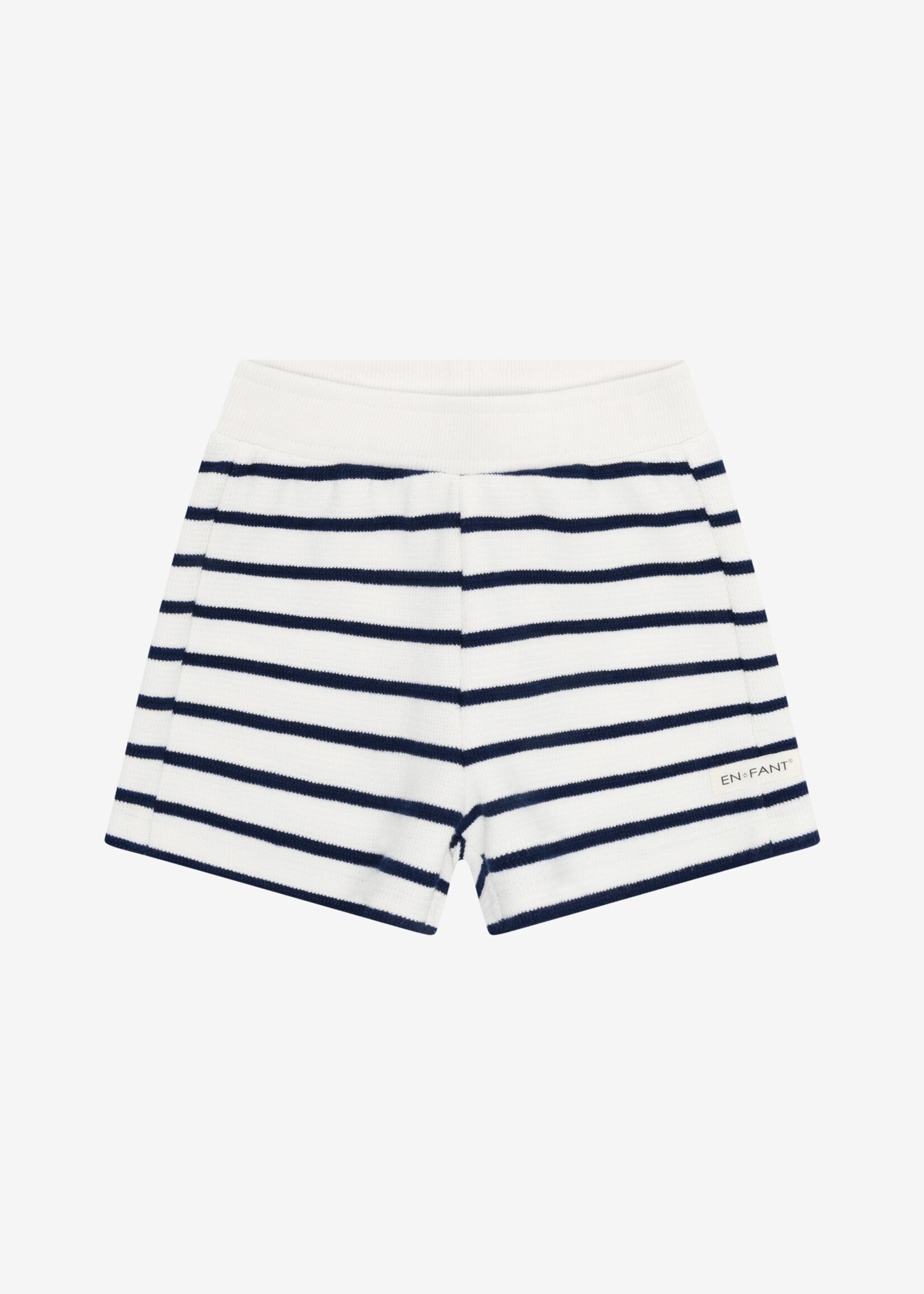 En Fant En Fant | Shorts Sweat Stripe - Medieval Blue