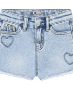 Daily7 Daily7 | Denim Shorts Heart – Blue