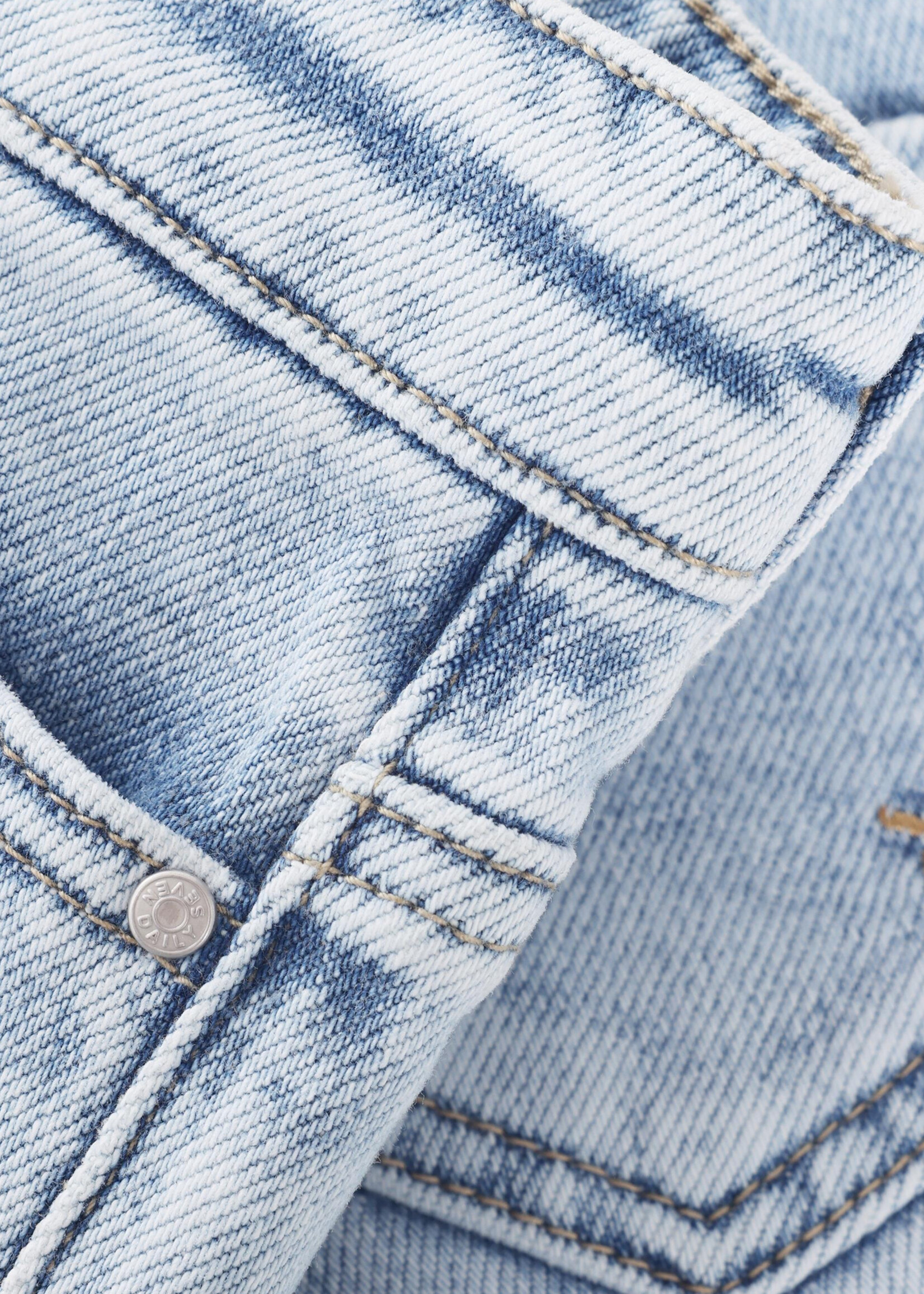 Daily7 Daily7 | Denim Shorts Heart – Blue