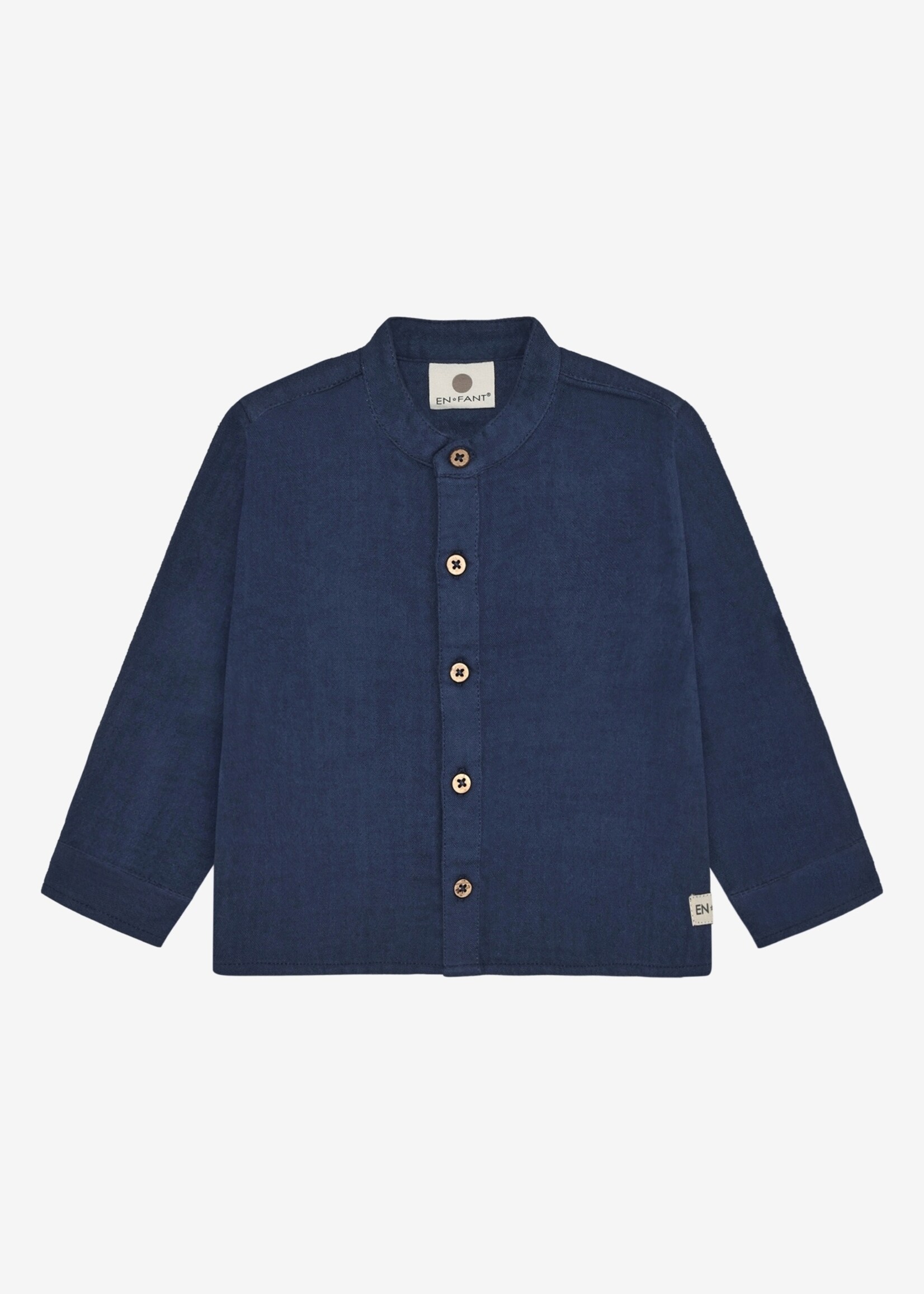 En Fant En Fant | Shirt LS Muslin - Medieval Blue