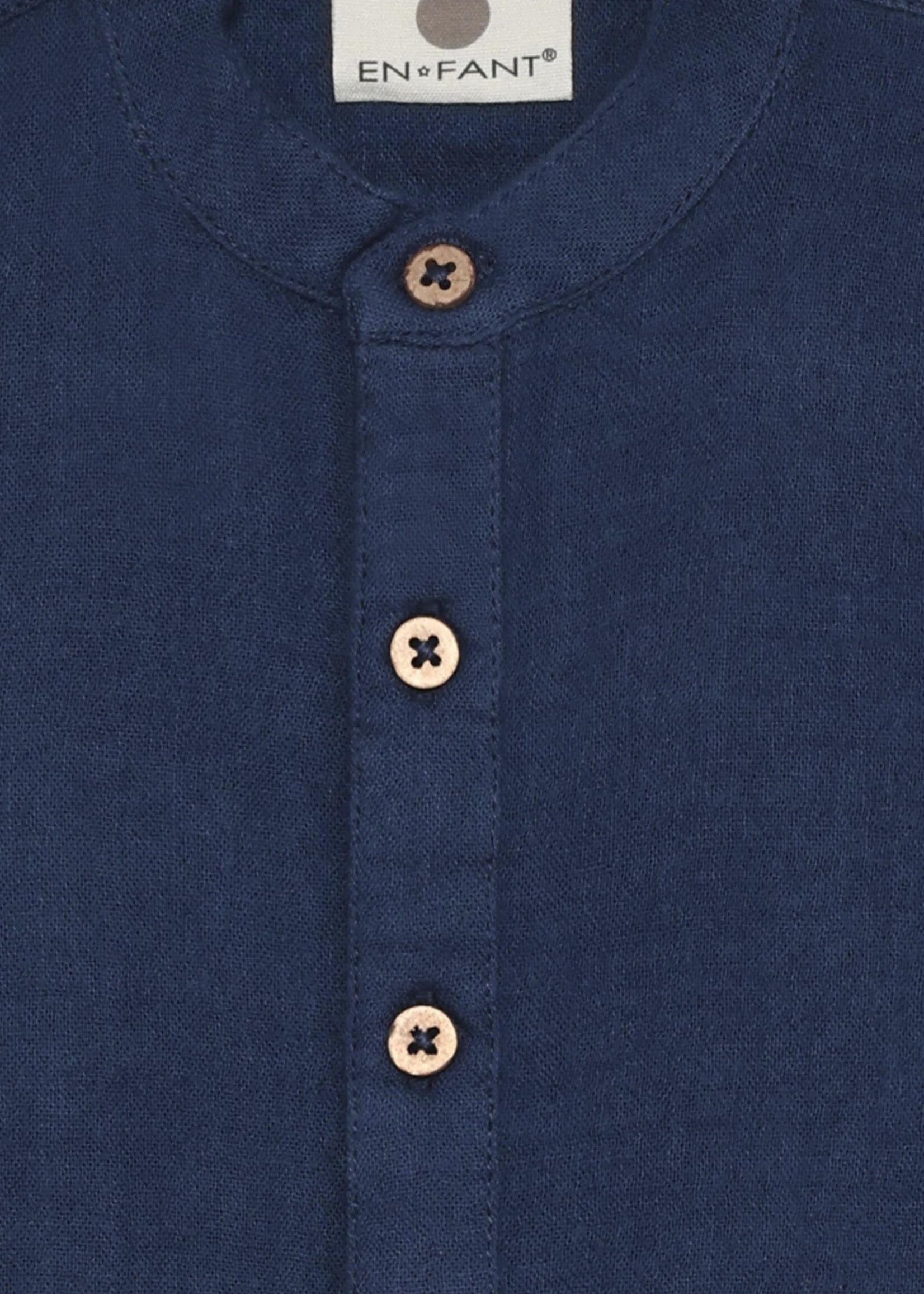 En Fant En Fant | Shirt LS Muslin - Medieval Blue