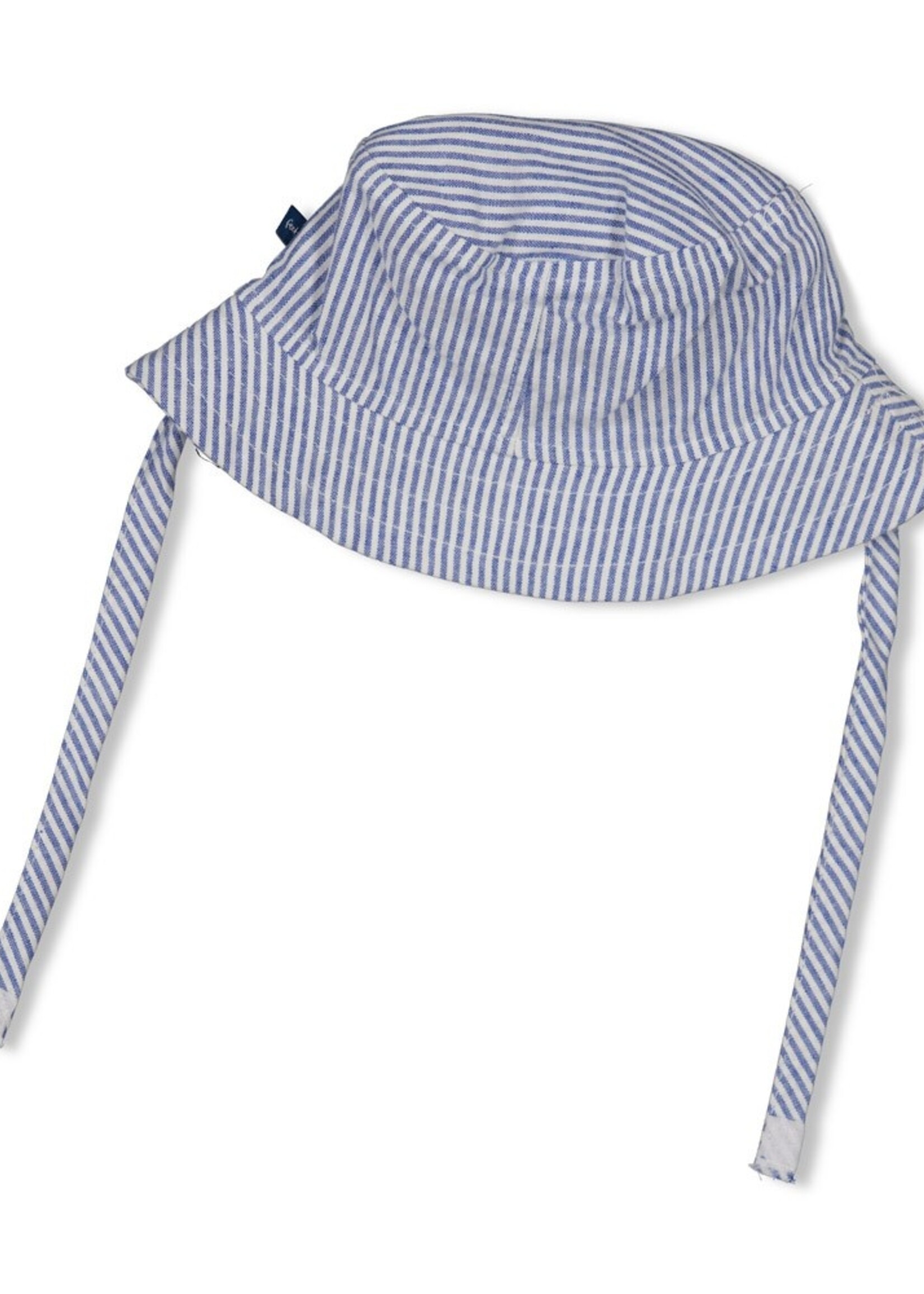 Feetje Feetje | Zonnehoed streep chambray - Seaside Happiness