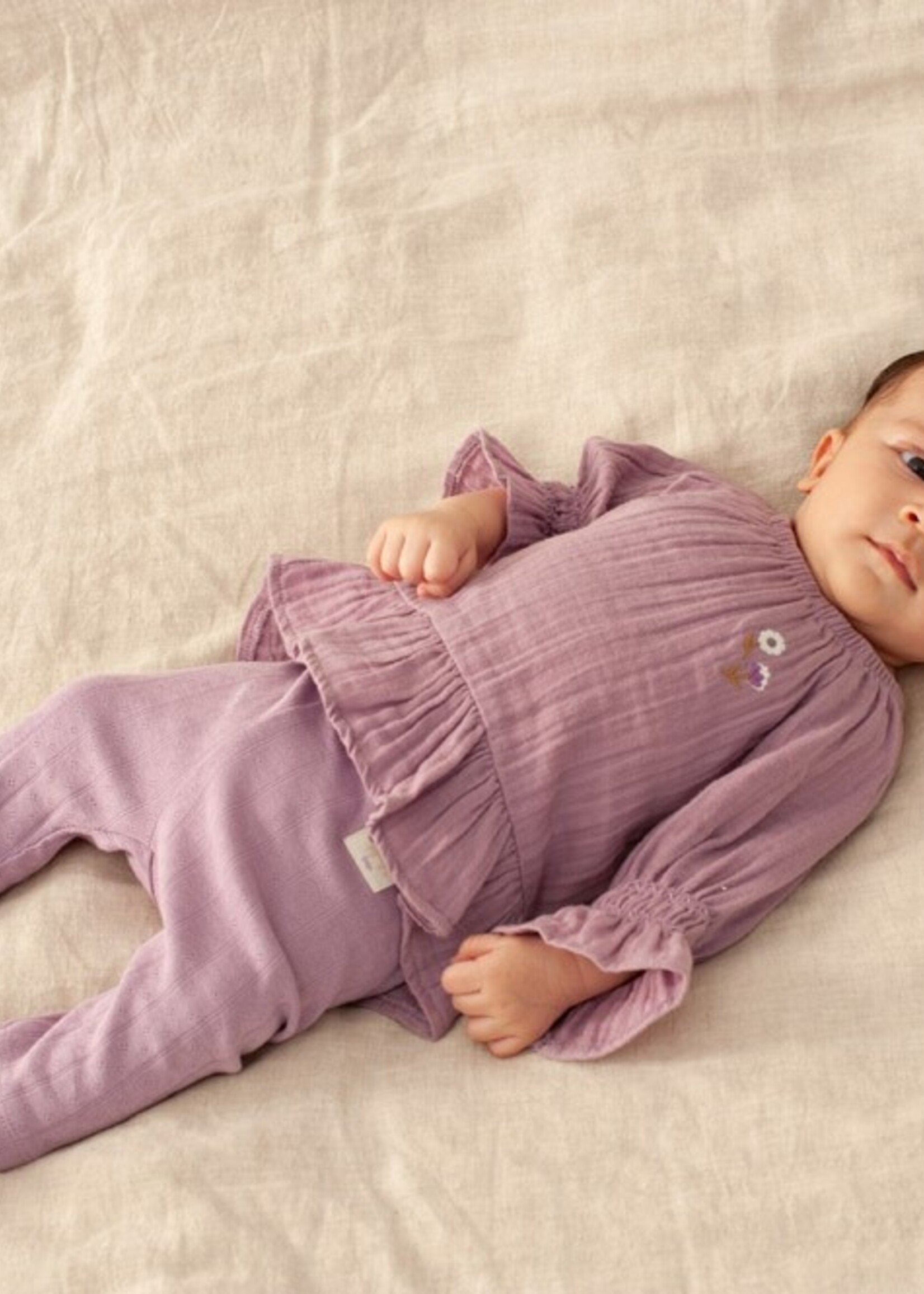 Feetje Feetje | Legging pointelle rib - Flower Ranch