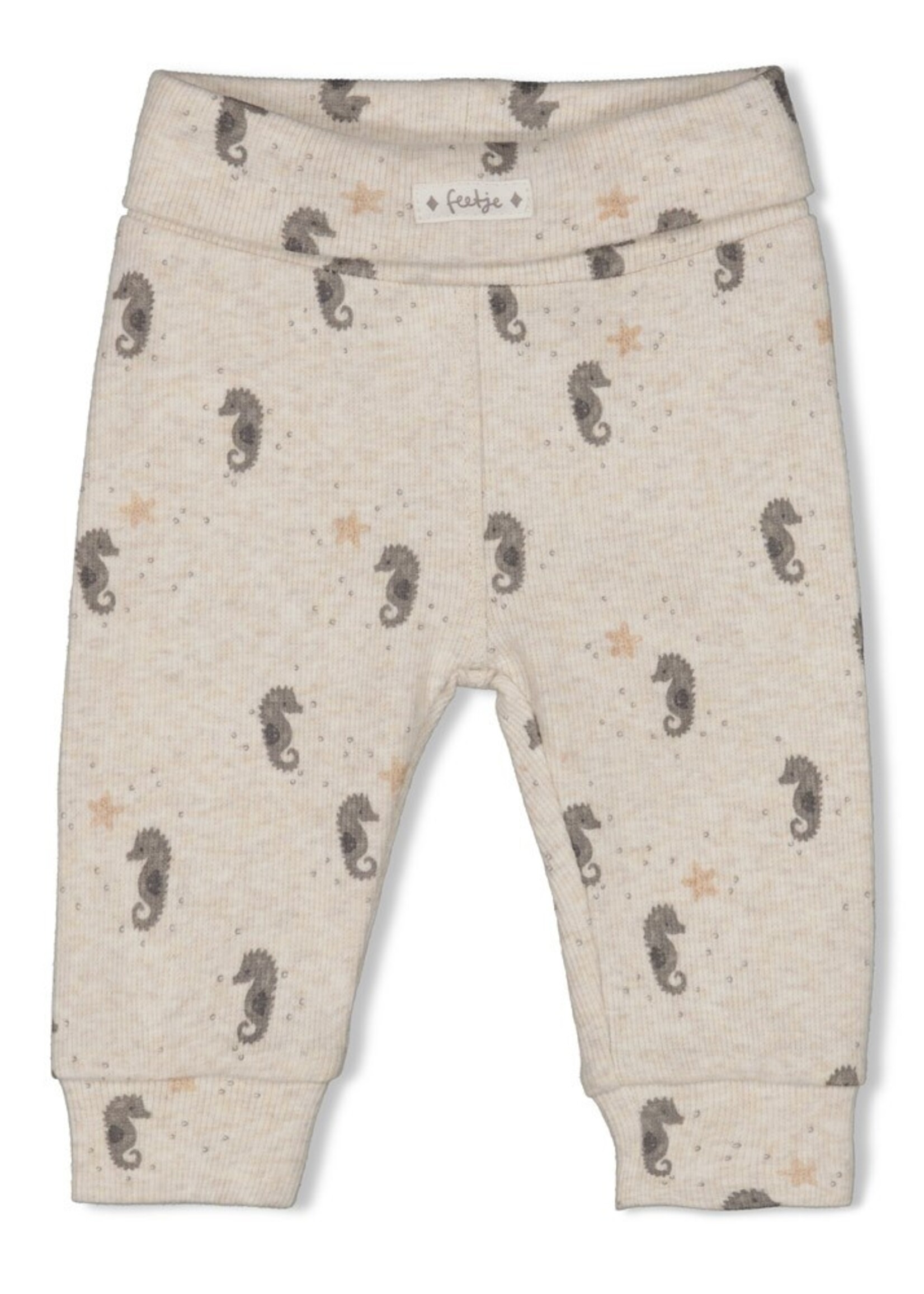 Feetje Feetje | Broek rib AOP - Sea Sweeties