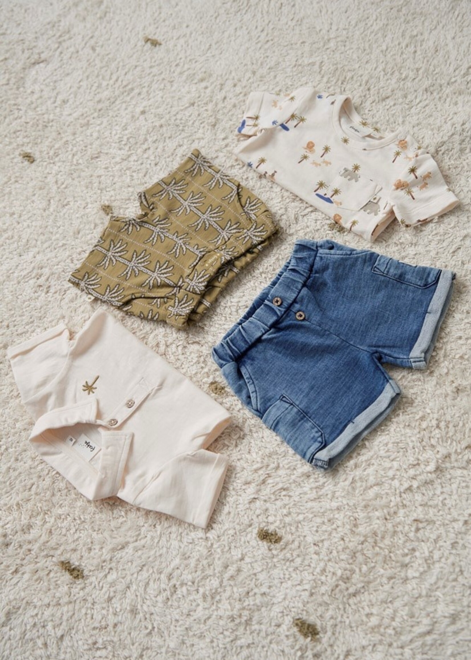 Feetje Feetje | Short jogg denim - Safari Savage