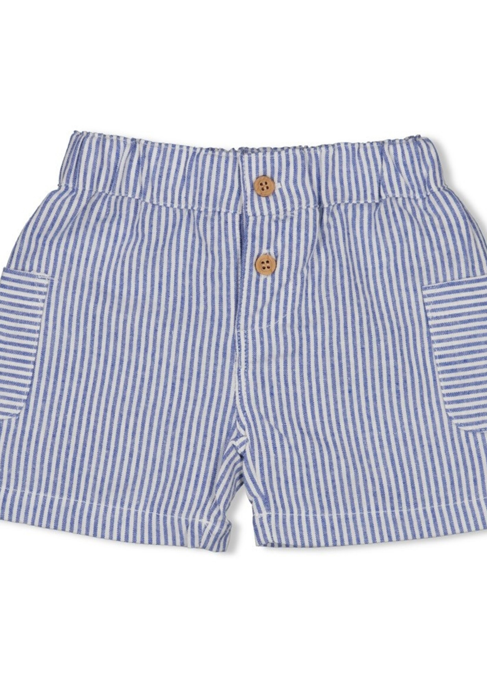 Feetje Feetje | Short streep chambray - Seaside Happiness