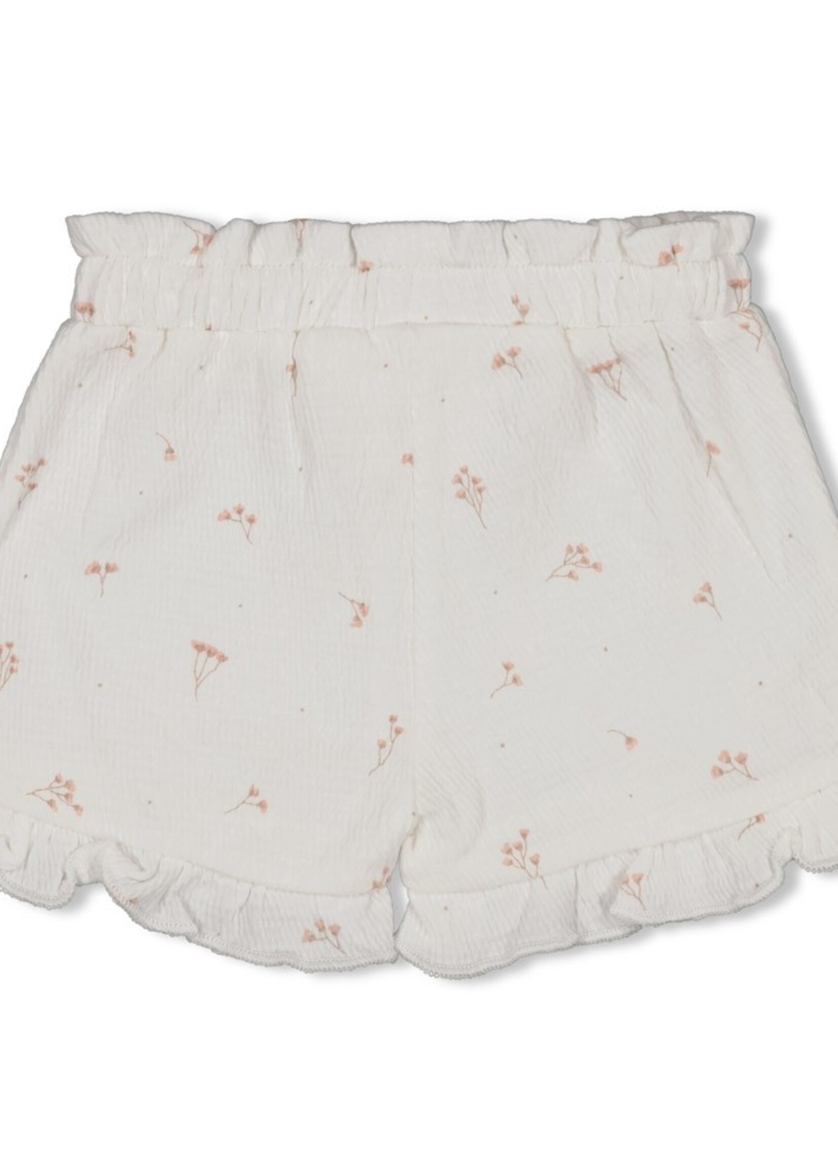 Feetje Feetje | Short crinkle ruches AOP - Delicate Flower