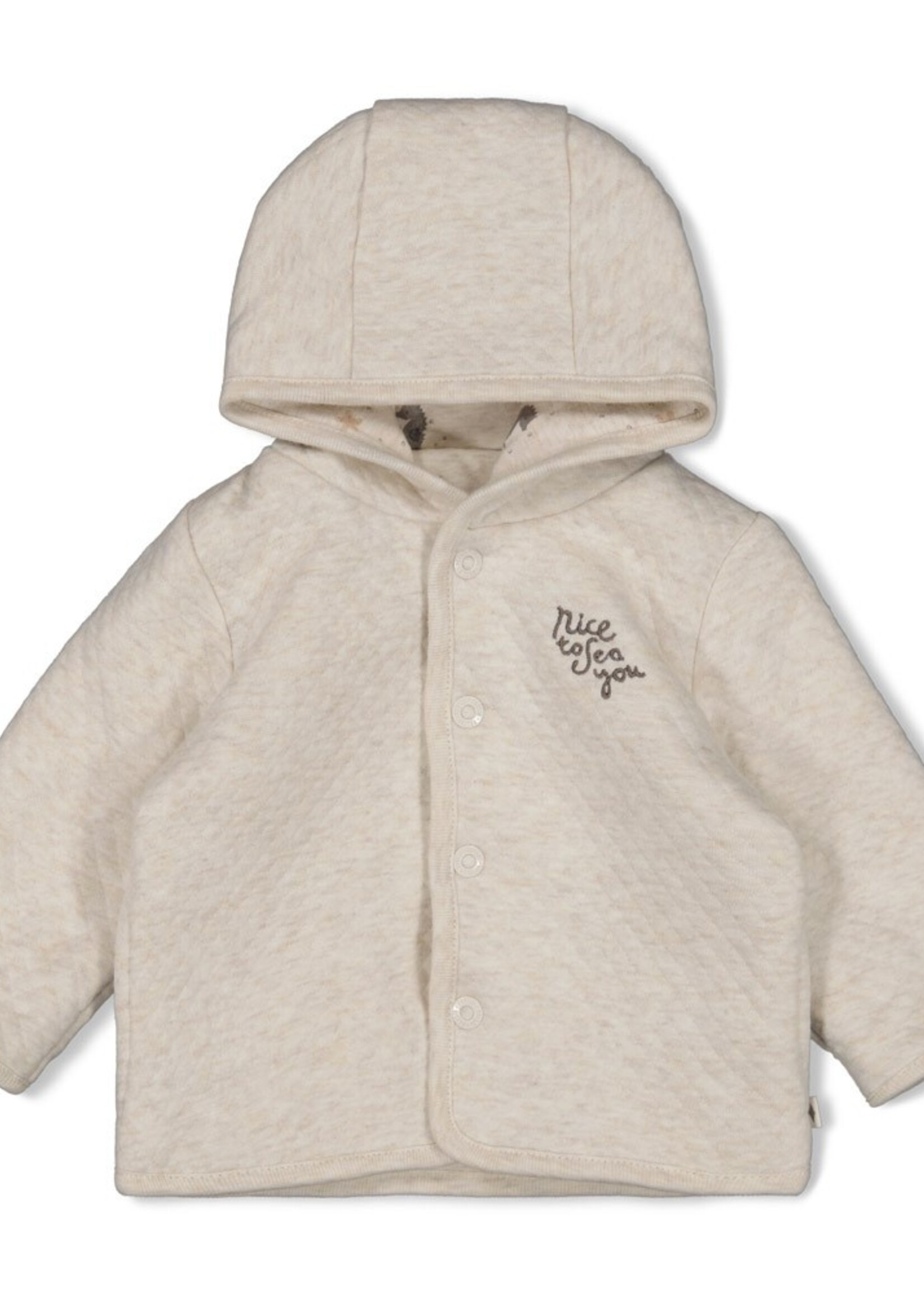 Feetje Feetje | Omkeerbaar jasje met capuchon AOP - Sea Sweeties