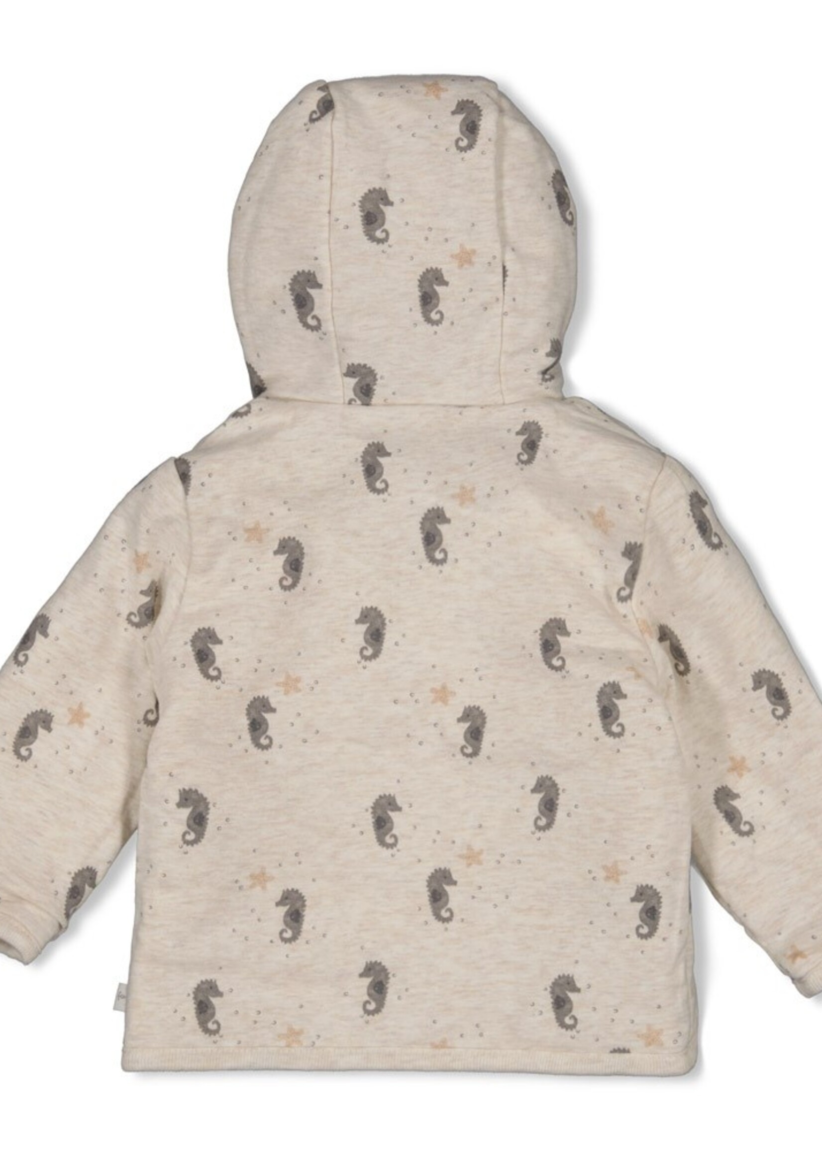 Feetje Feetje | Omkeerbaar jasje met capuchon AOP - Sea Sweeties