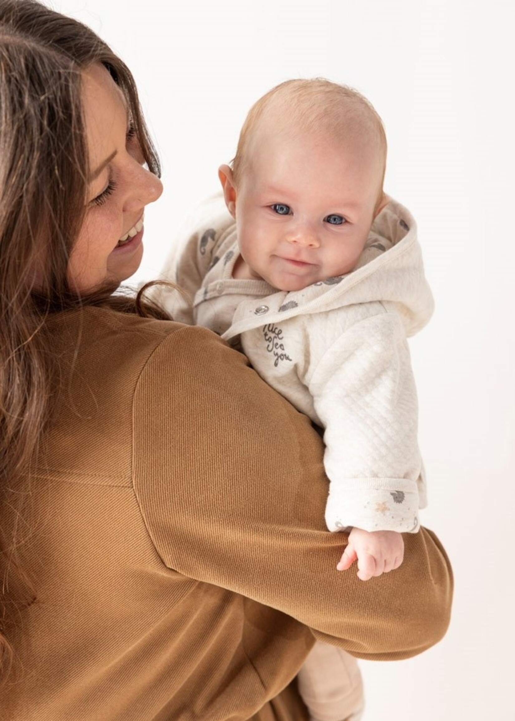 Feetje Feetje | Omkeerbaar jasje met capuchon AOP - Sea Sweeties