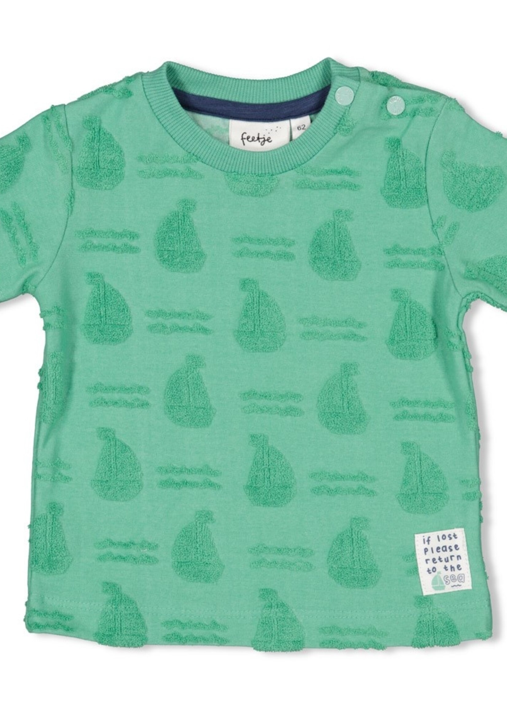 Feetje Feetje | T-shirt AO badstof - Seaside Happiness