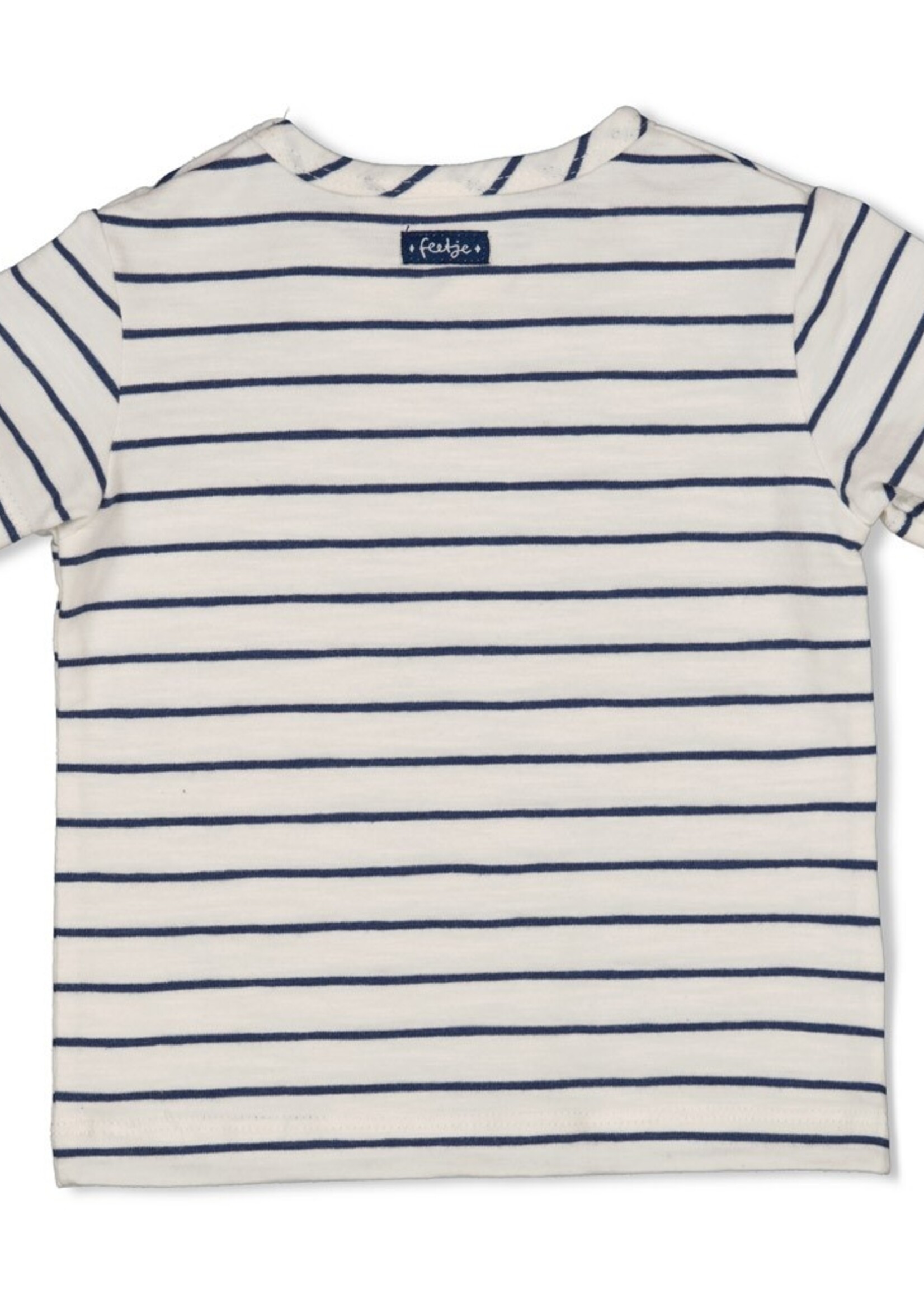 Feetje Feetje | T-shirt streep - Seaside Happiness
