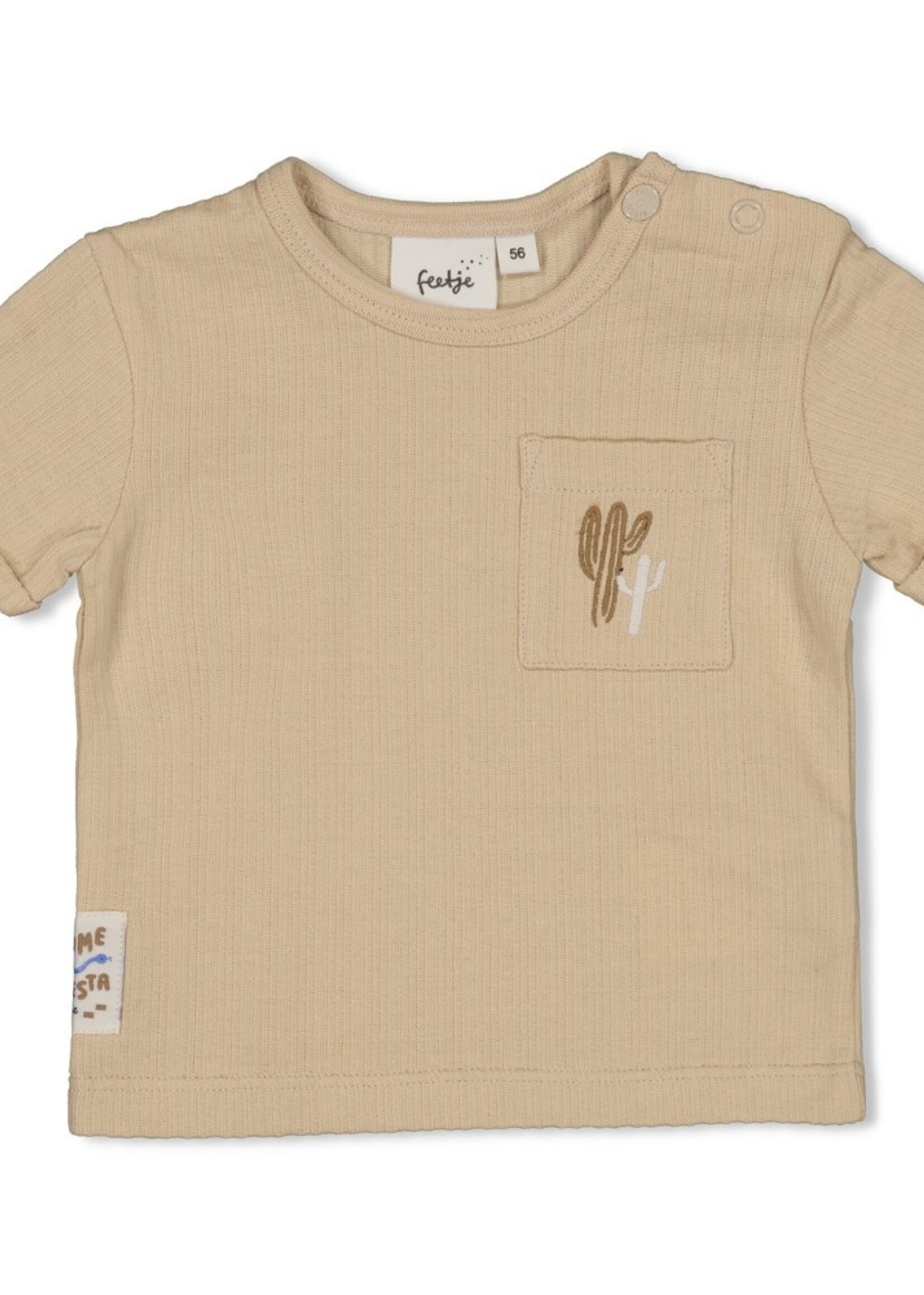 Feetje Feetje | T-shirt - Sssiesta – Zand
