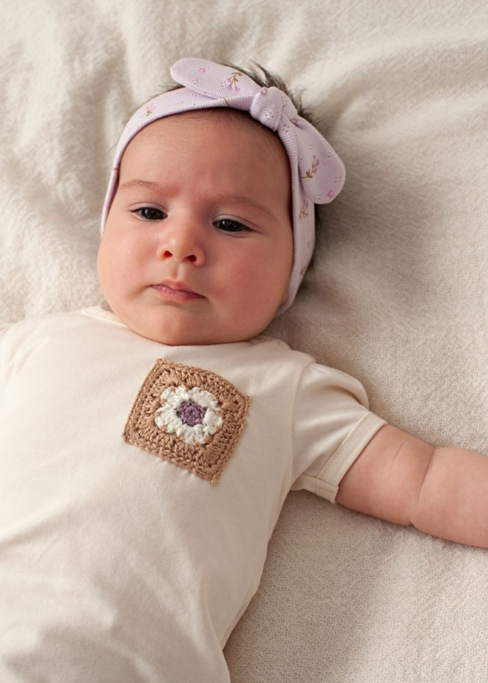 Feetje Feetje | T-shirt met crochet zakje - Flower Ranch