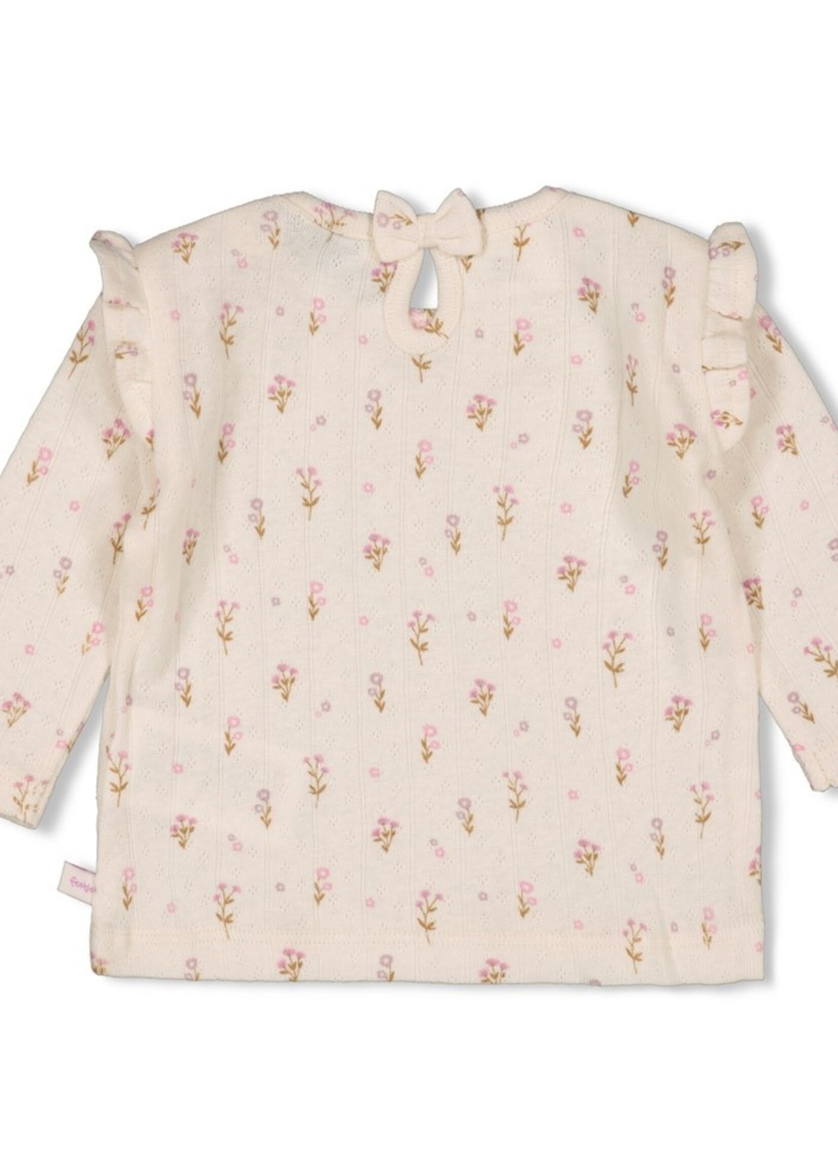 Feetje Feetje | Longsleeve pointelle rib AOP - Flower Ranch