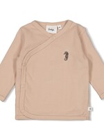 Feetje Feetje | Overslagshirt rib - Sea Sweeties