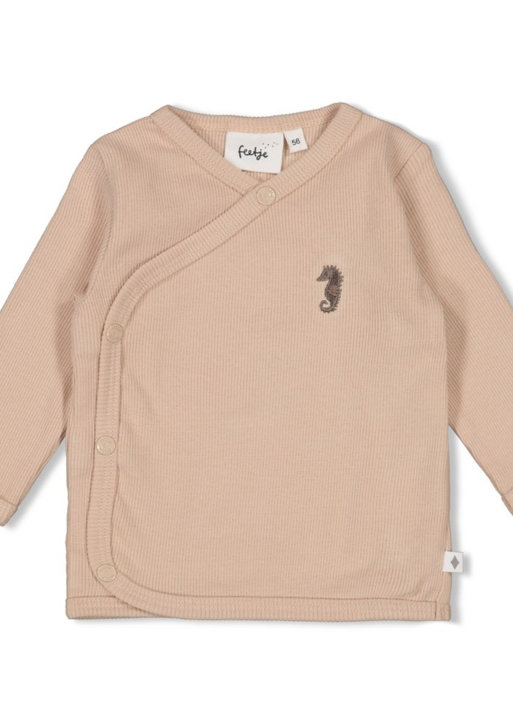 Feetje Feetje | Overslagshirt rib - Sea Sweeties