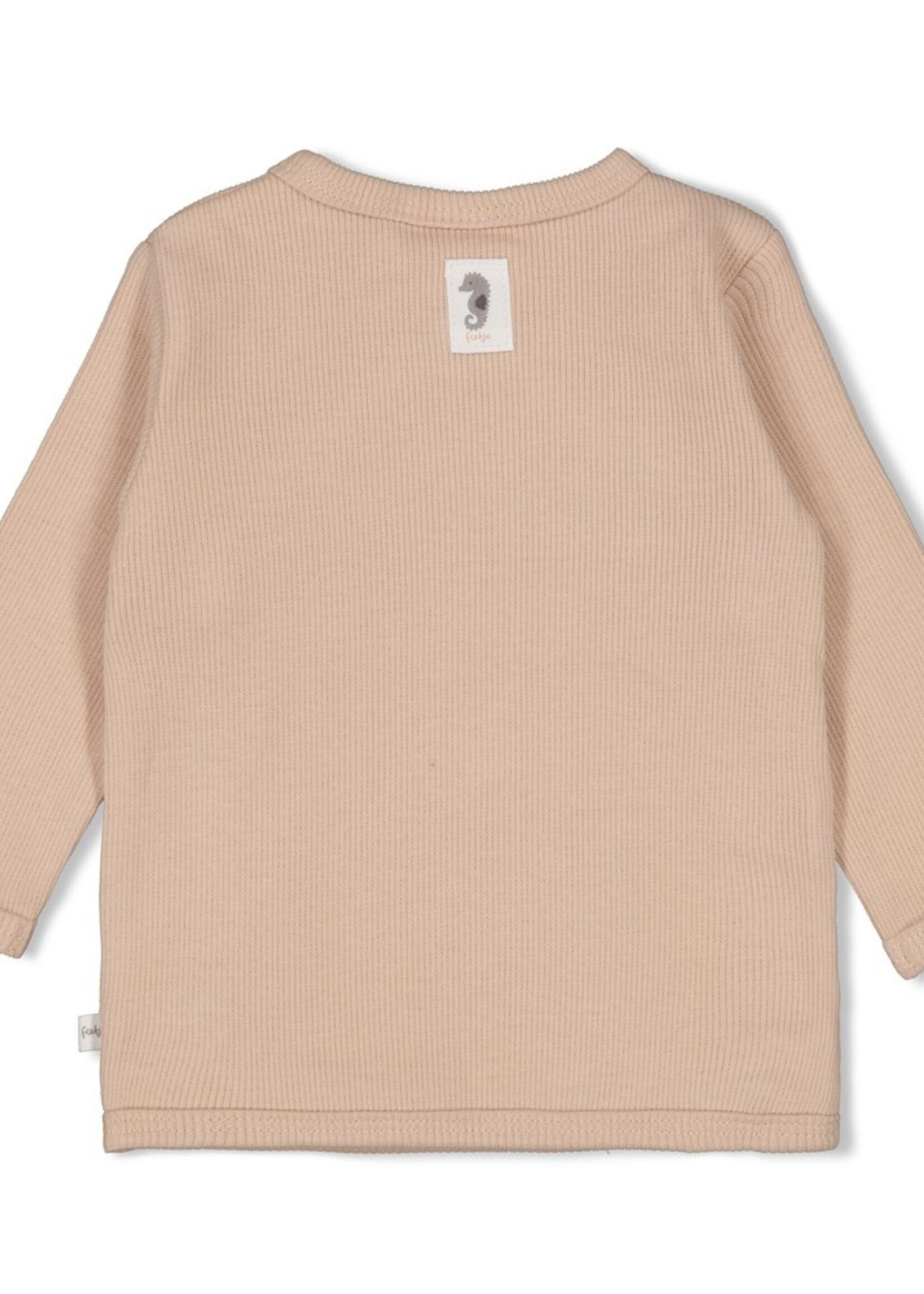 Feetje Feetje | Overslagshirt rib - Sea Sweeties