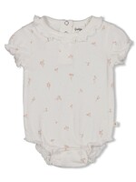 Feetje Feetje | Romper crinkle AOP k/m - Delicate Flower - Offwhite