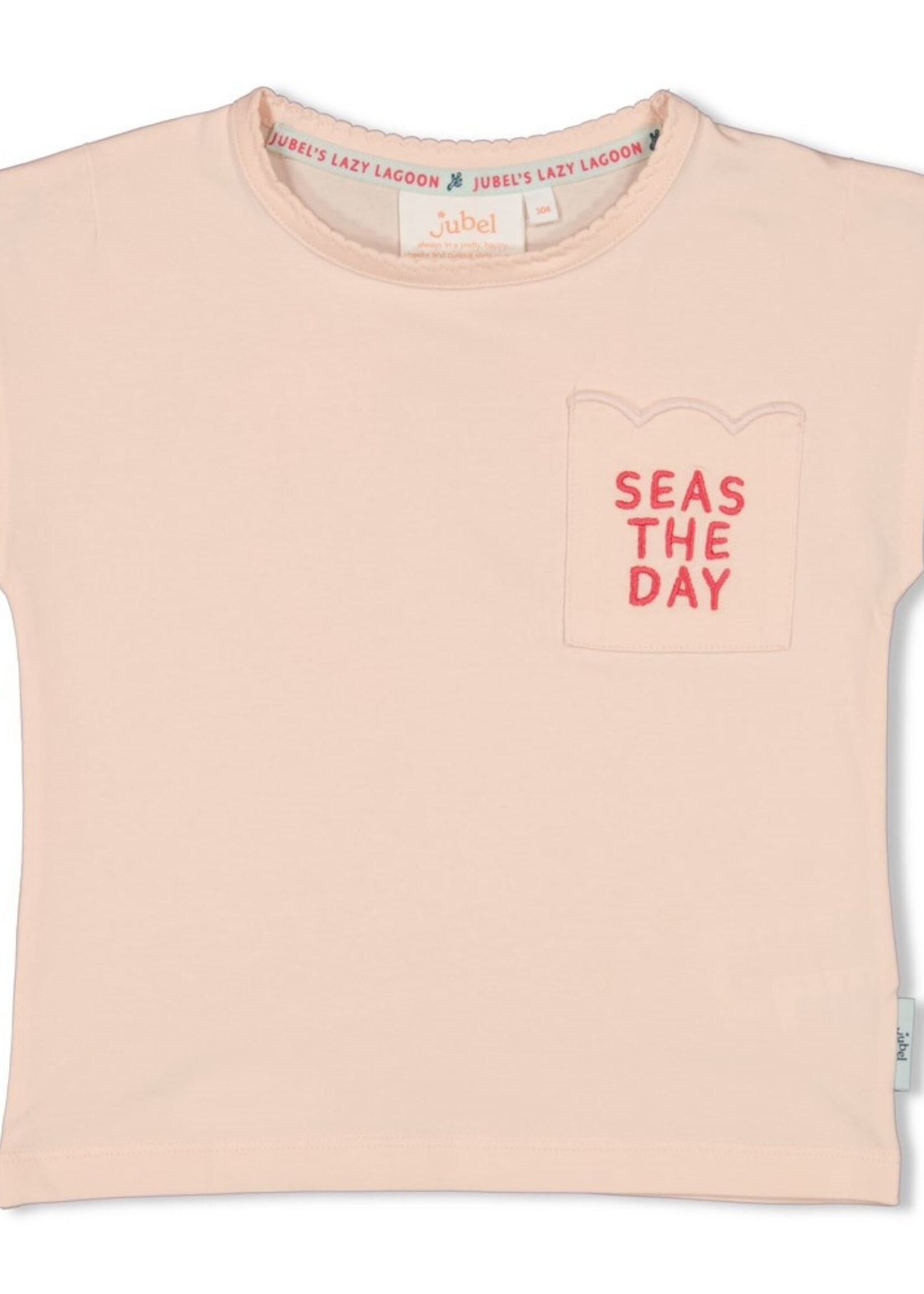 Jubel Jubel | T-shirt met backprint - Lazy Lagoon – l.Roze