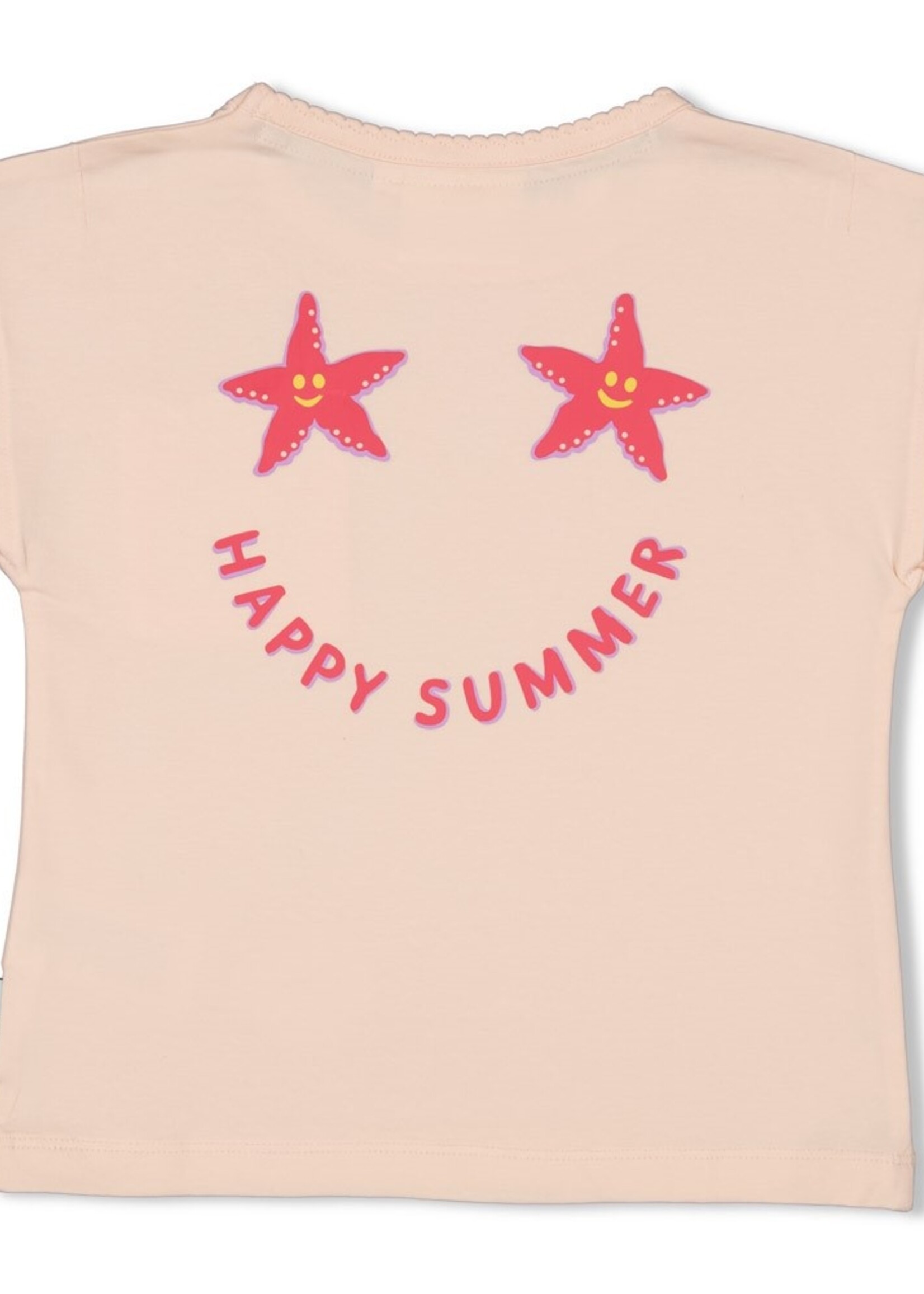 Jubel Jubel | T-shirt met backprint - Lazy Lagoon – l.Roze