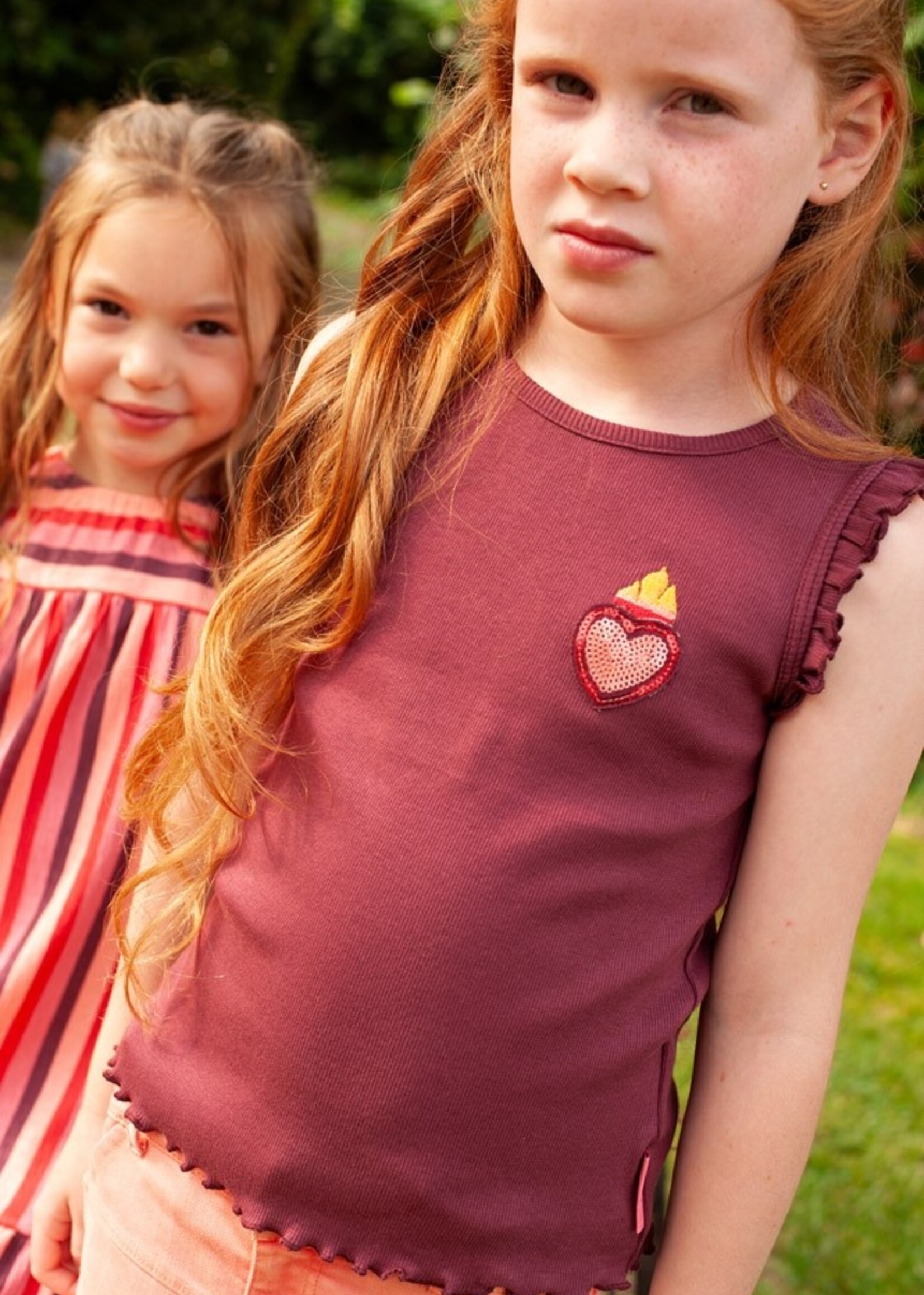 Jubel Jubel | Singlet rib - Salsa Sunset - Bordeaux