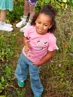 Jubel Jubel | Jeans wide leg AOP - Rolling into Spring - L.blauw denim