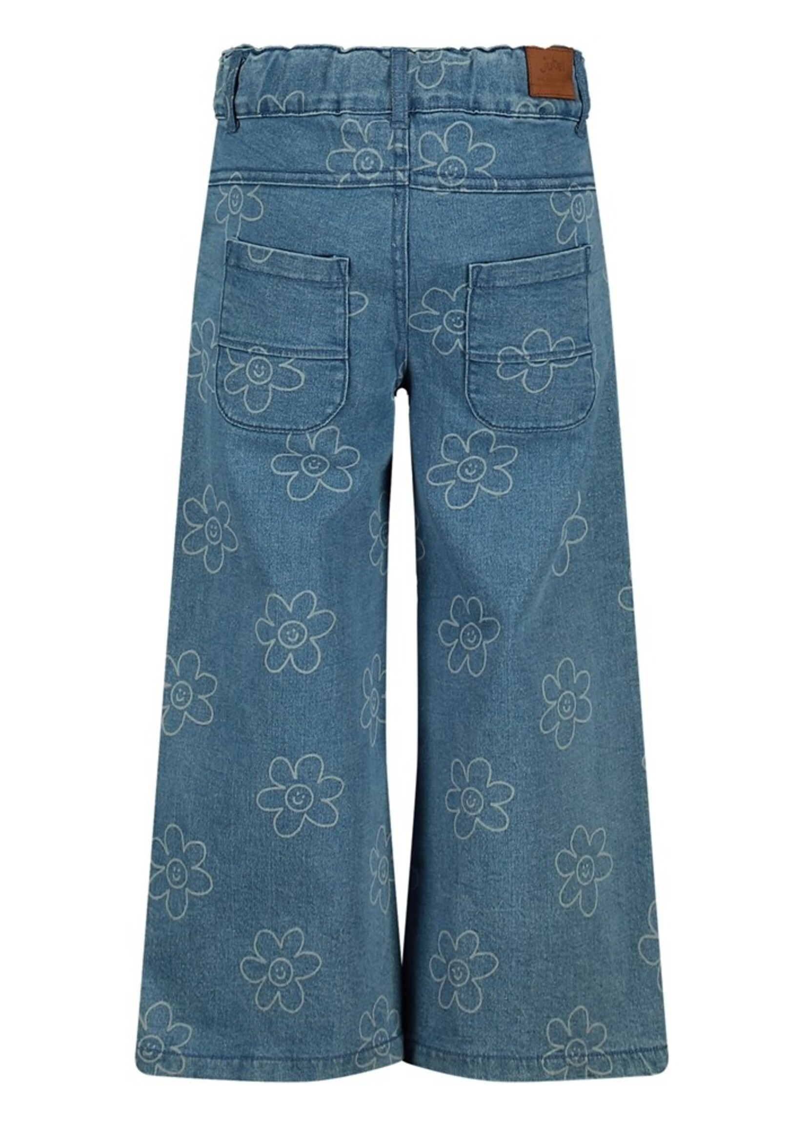 Jubel Jubel | Jeans wide leg AOP - Rolling into Spring - L.blauw denim