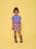 Jubel Jubel | T-shirt met backprint - Rolling in to Spring – Paars