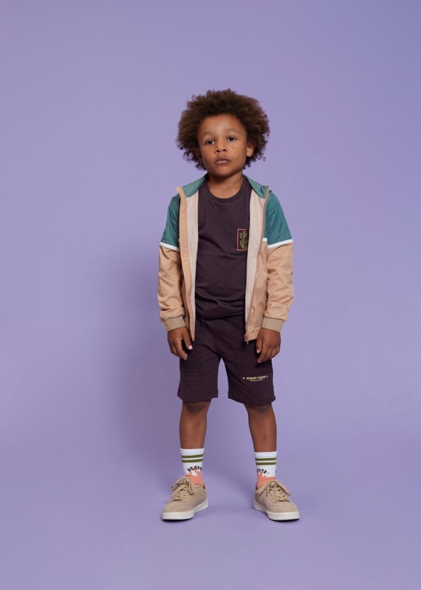 Sturdy Sturdy | Jasje met capuchon - Run the Day - Zand