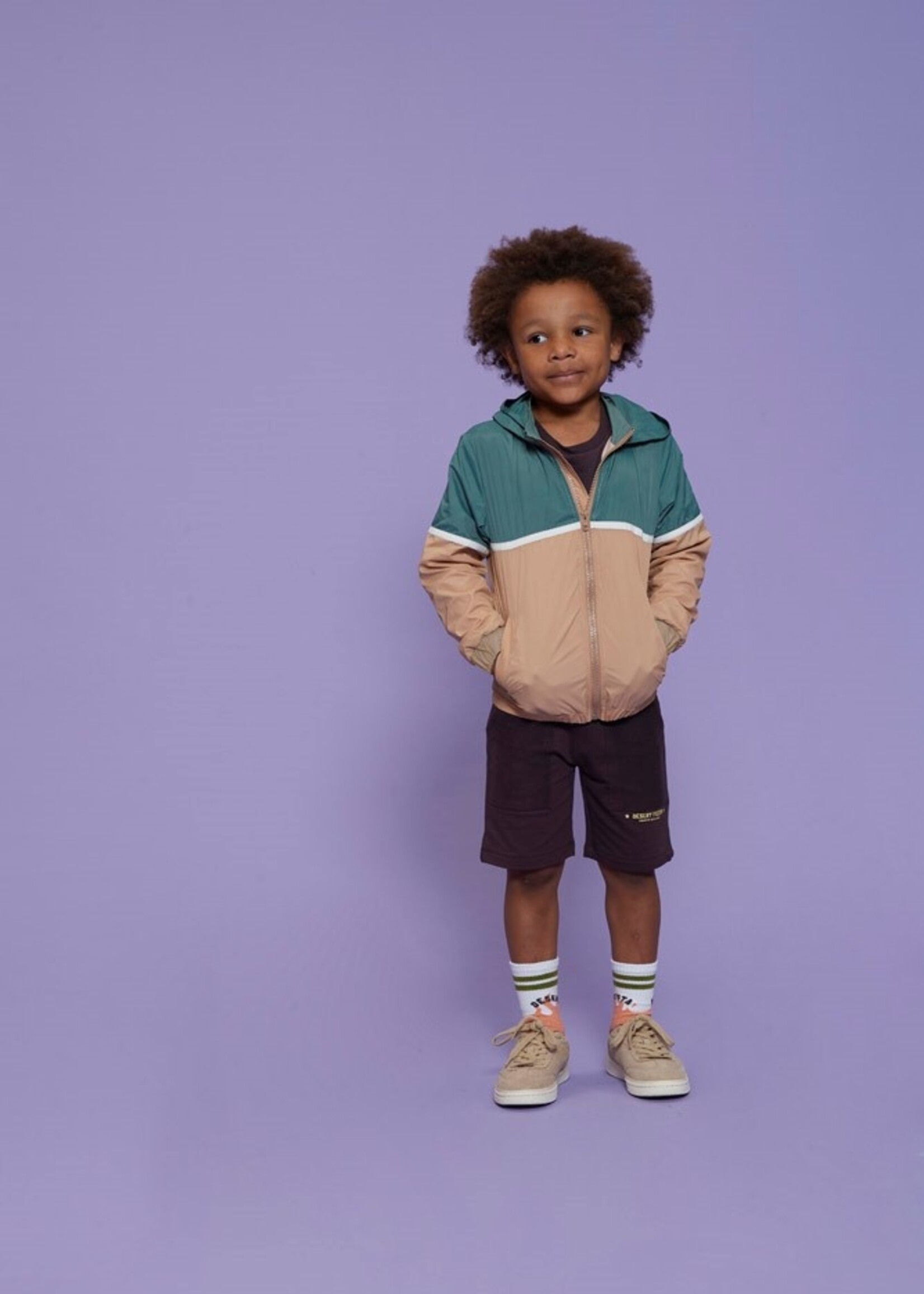 Sturdy Sturdy | Jasje met capuchon - Run the Day - Zand