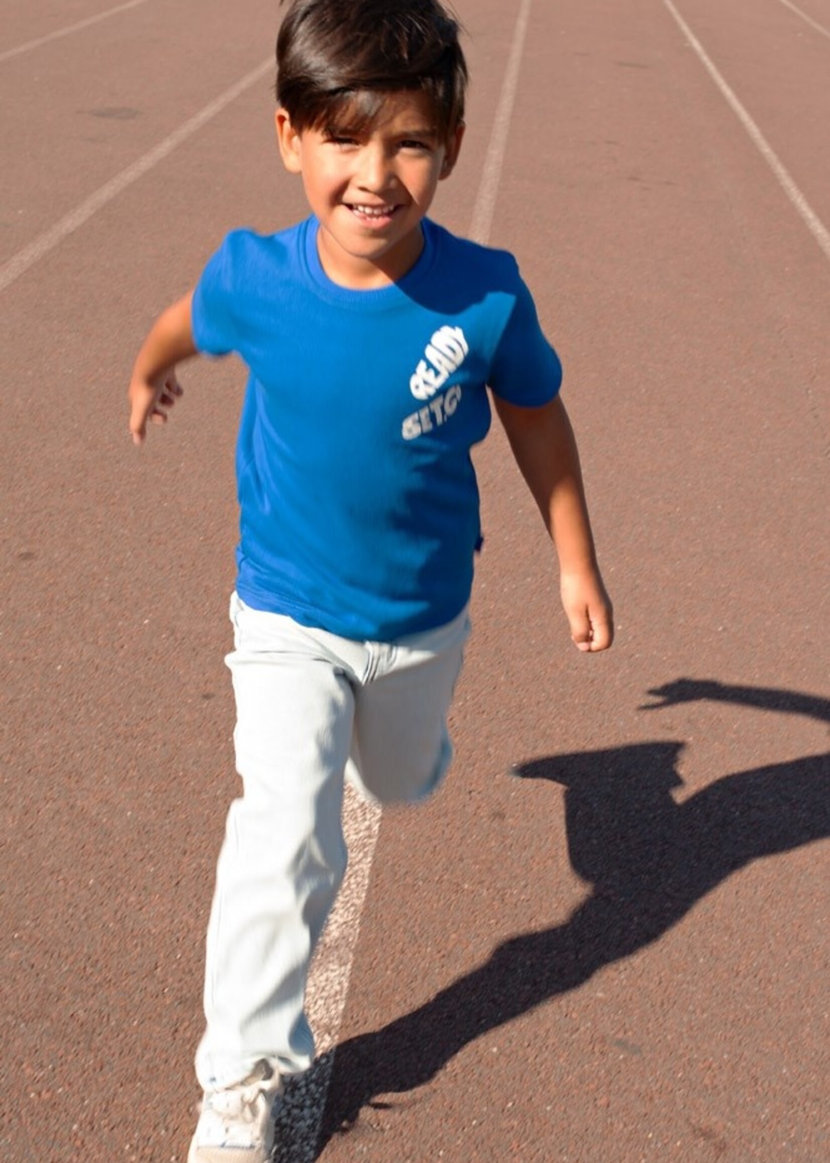 Sturdy Sturdy | T-shirt - Run the Day - Kobalt