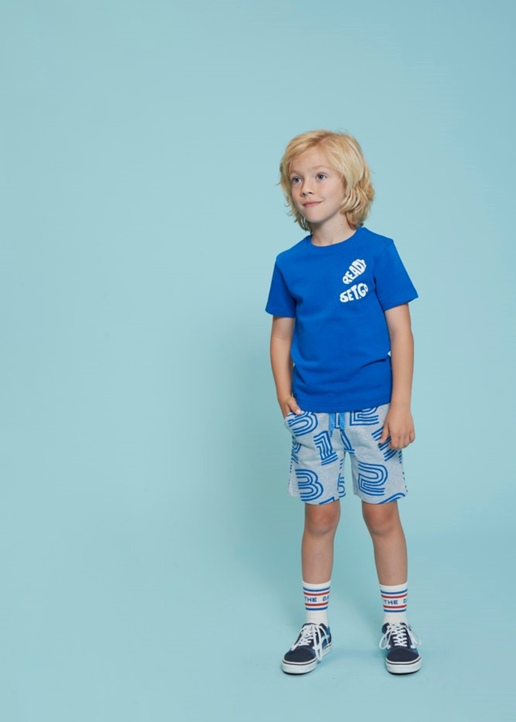 Sturdy Sturdy | T-shirt - Run the Day - Kobalt