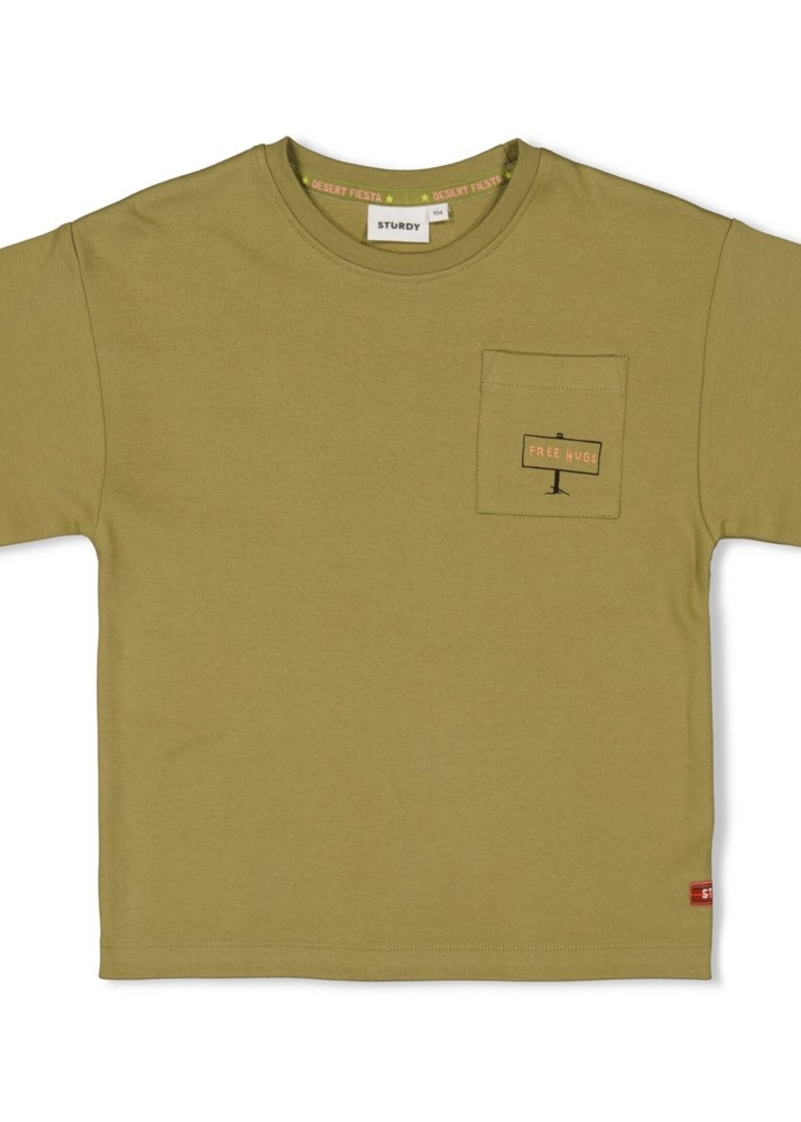 Sturdy Sturdy | T-shirt oversized - Desert Fiesta - Army