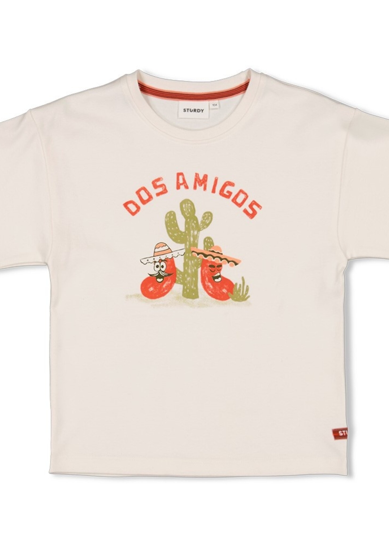 Sturdy Sturdy | T-shirt oversized - Desert Fiesta - Offwhite