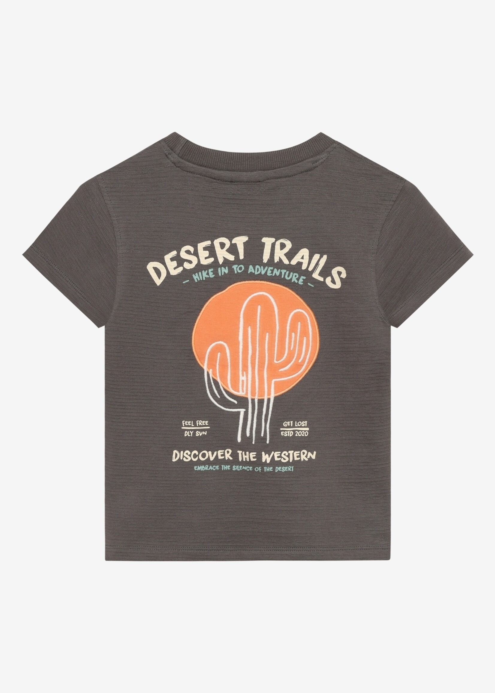 Daily7 Daily7 | T-shirt Structure Print – Grey