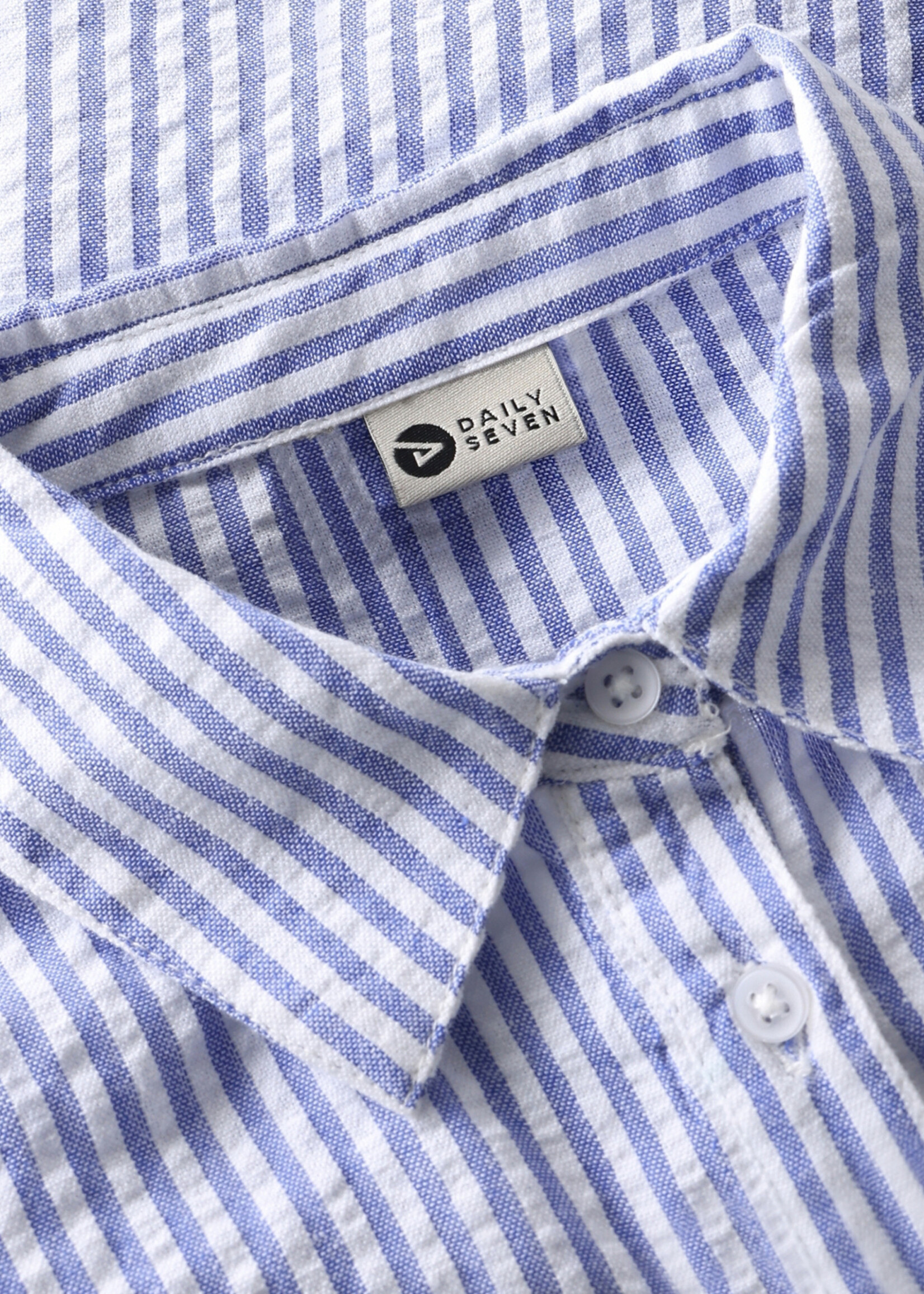 Daily7 Daily7 | Shirt Longsleeve Stripe – Blue