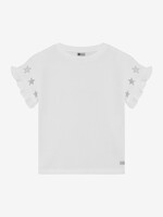 Daily7 Daily7 | T-shirt Embroidery Sleeve – White