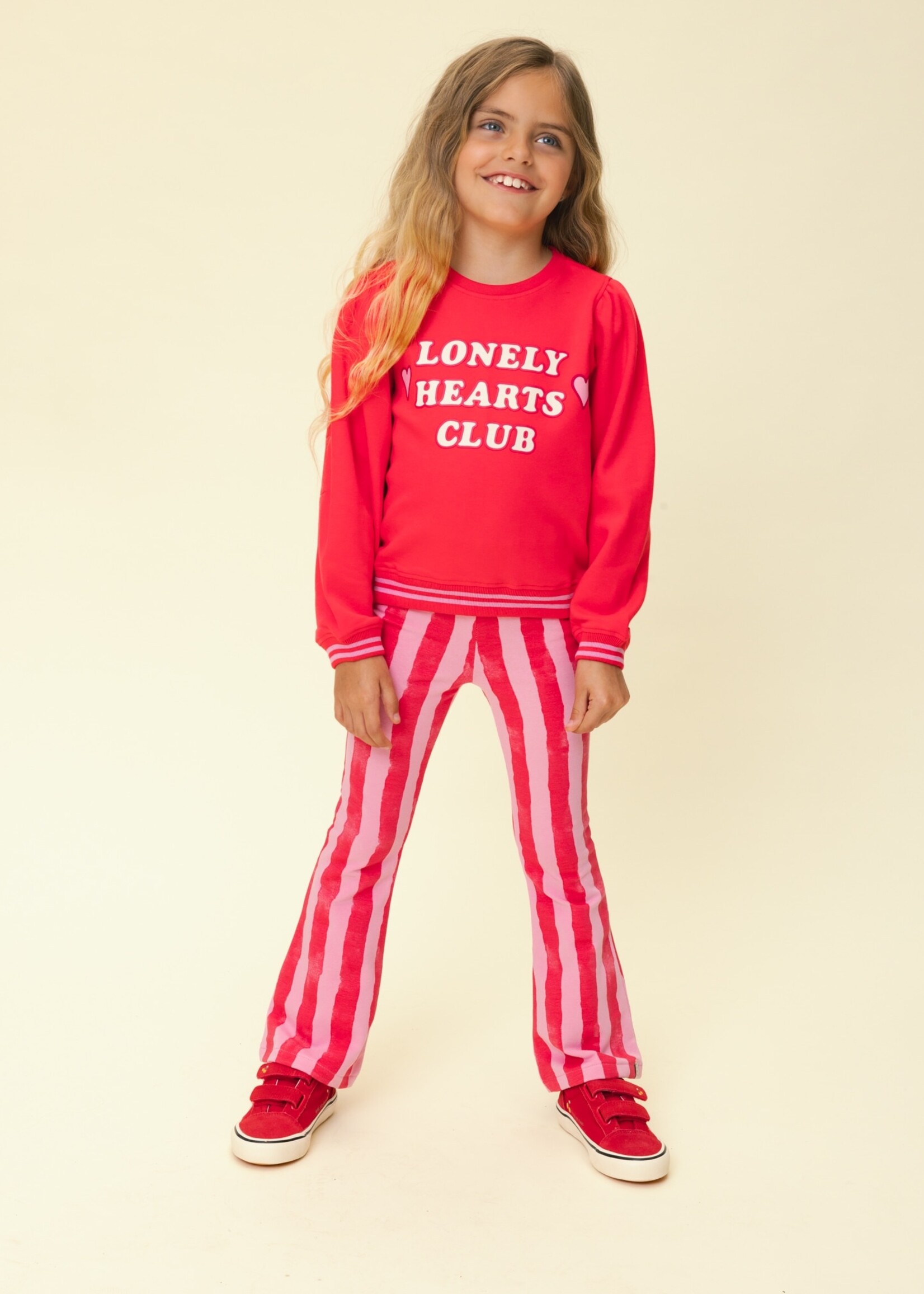LOOXS Little LOOXS Little | Little Striped Flaired Sweat Pants - Stripe