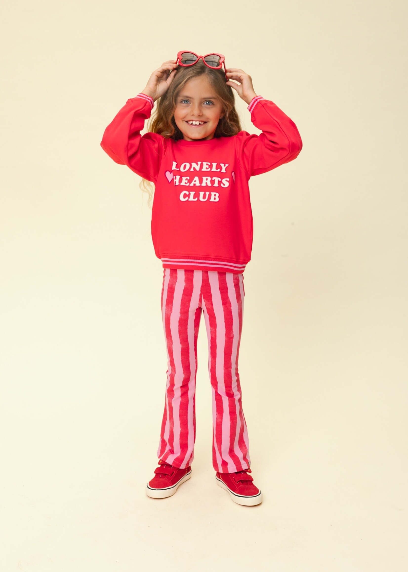 LOOXS Little LOOXS Little | Little Striped Flaired Sweat Pants - Stripe