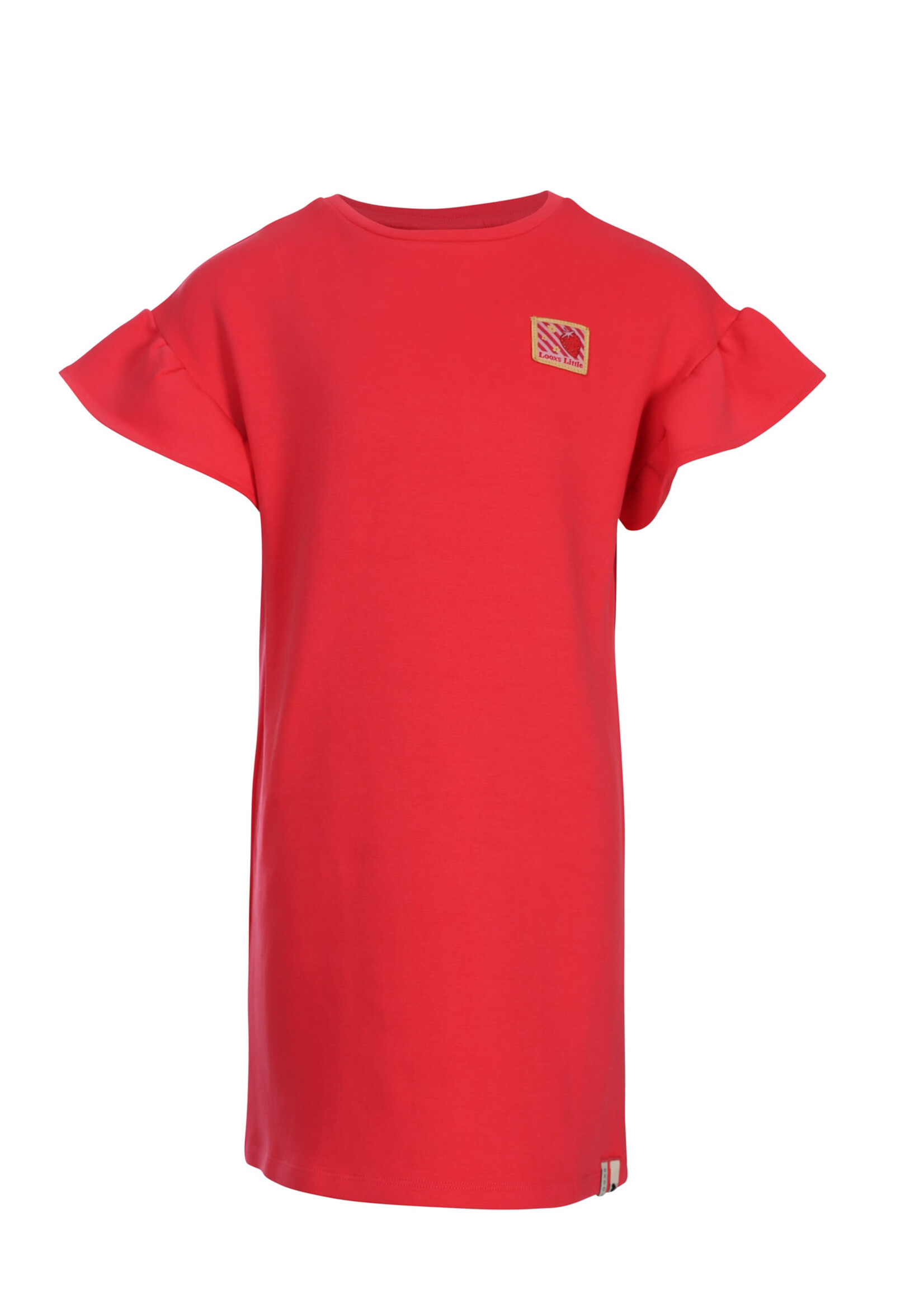 LOOXS Little LOOXS Little | Little Sweat Dress SS – poppy red
