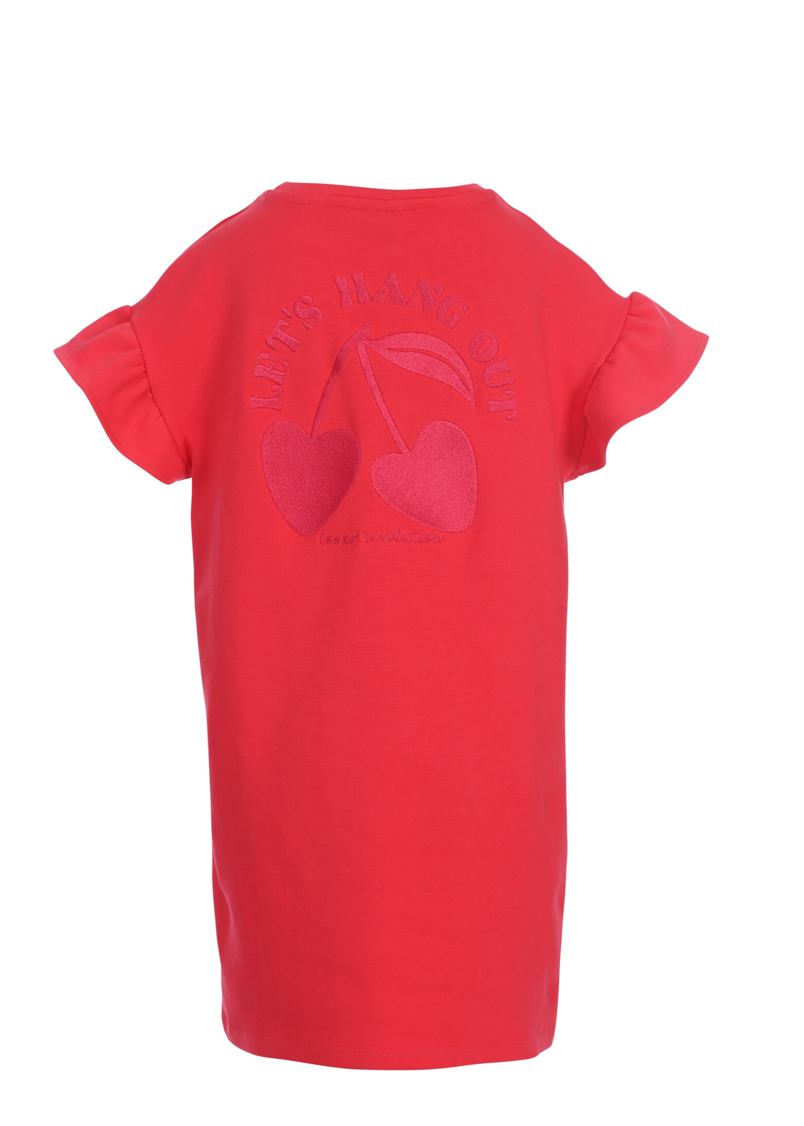 LOOXS Little LOOXS Little | Little Sweat Dress SS – poppy red