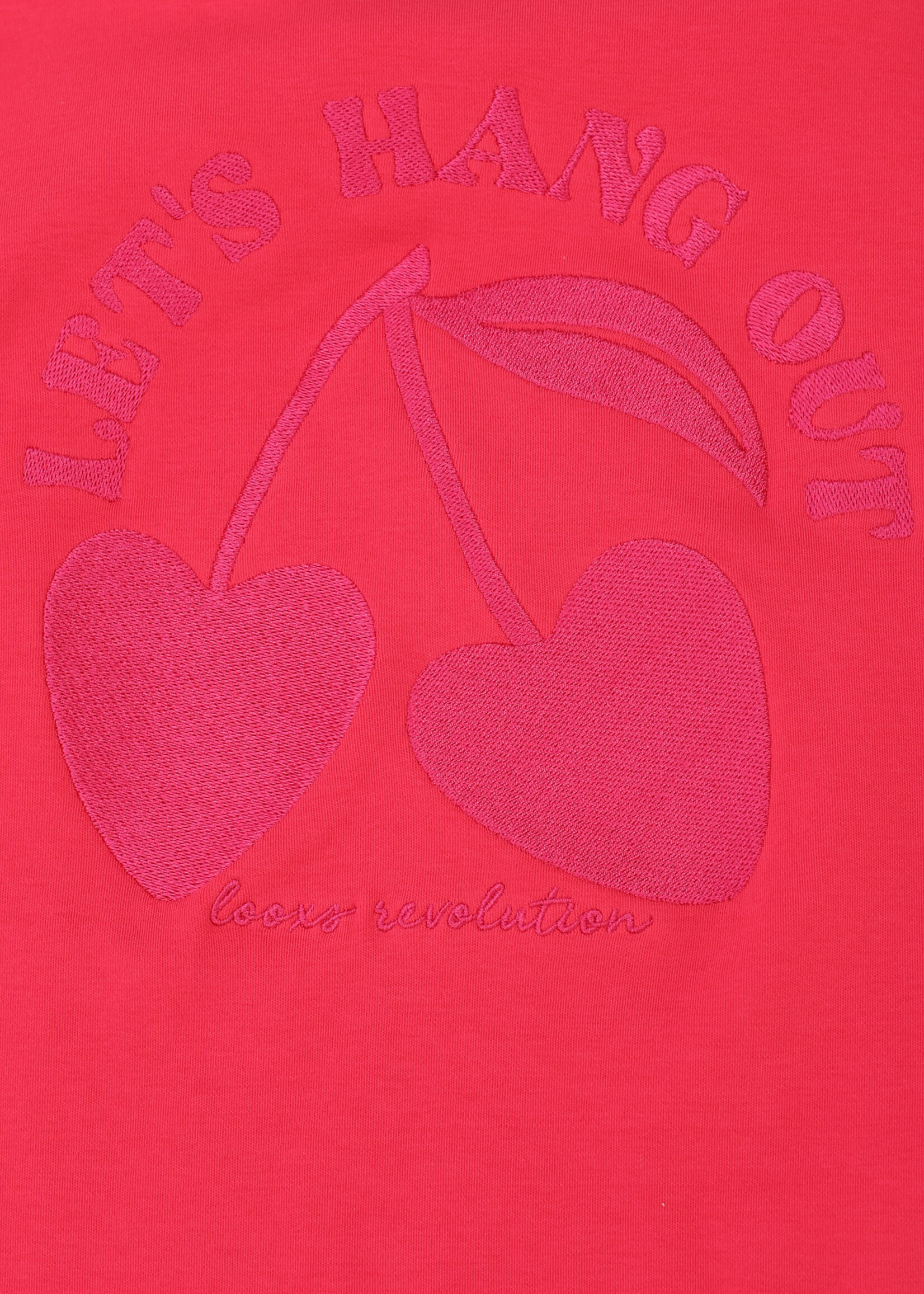 LOOXS Little LOOXS Little | Little Sweat Dress SS – poppy red