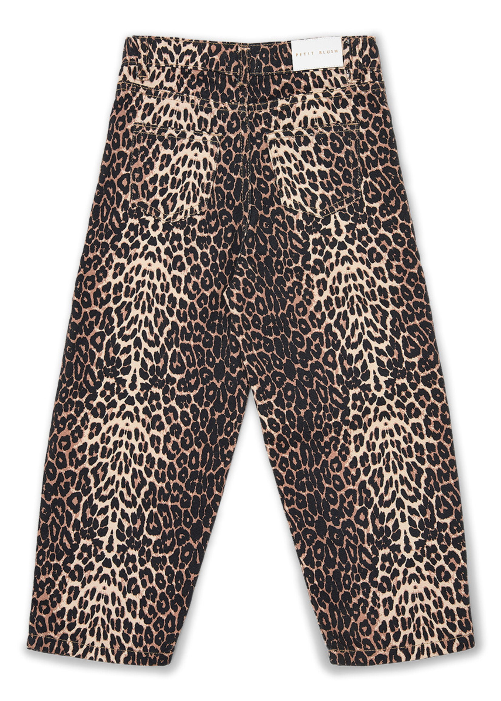 Petit Blush Petit Blush | Ballon Fit Jeans - Leopard AOP